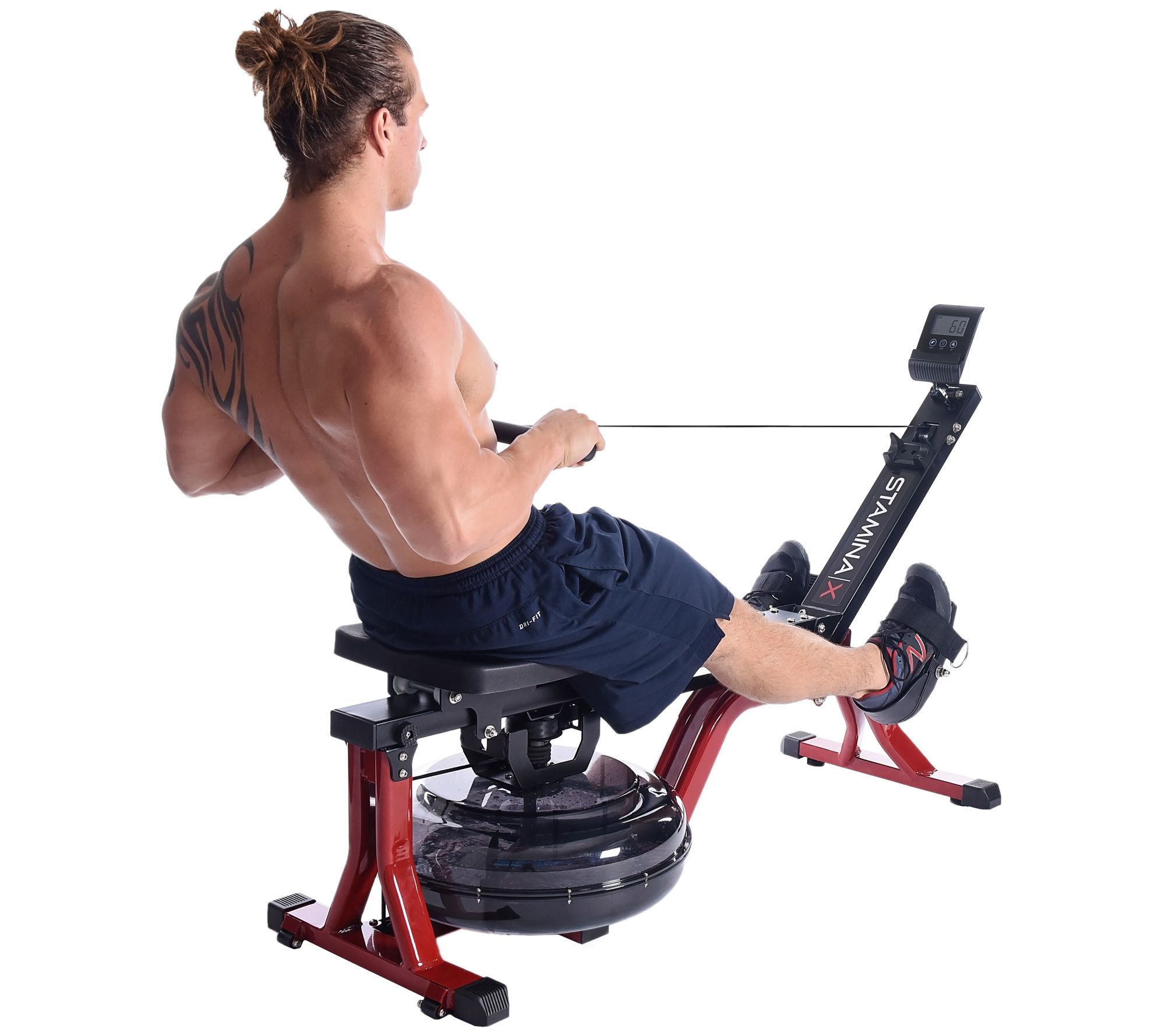 Stamina X Compact Water Rower with Heart RateTransmitter