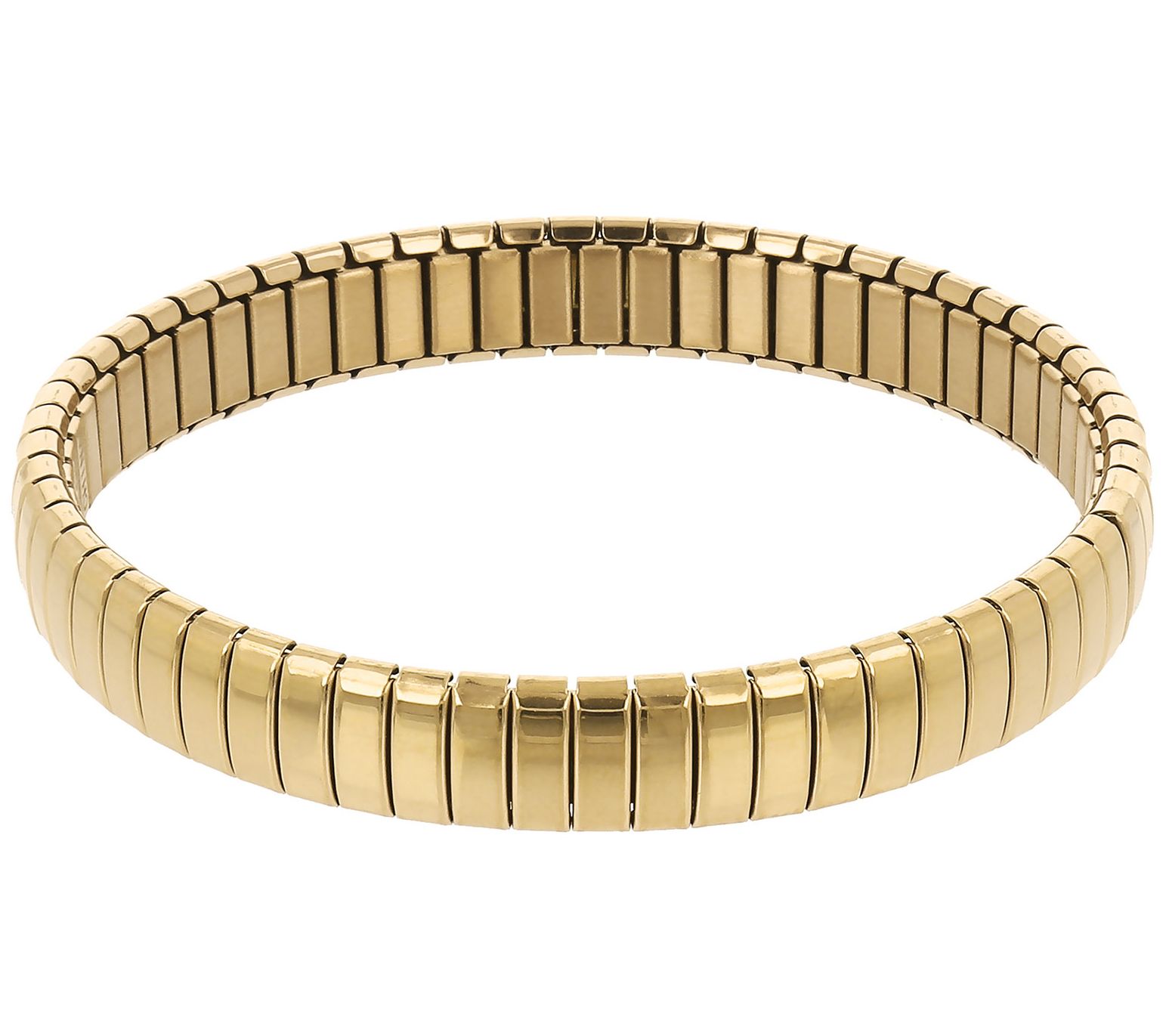 Steel by Design Polished Stretch Bracelet