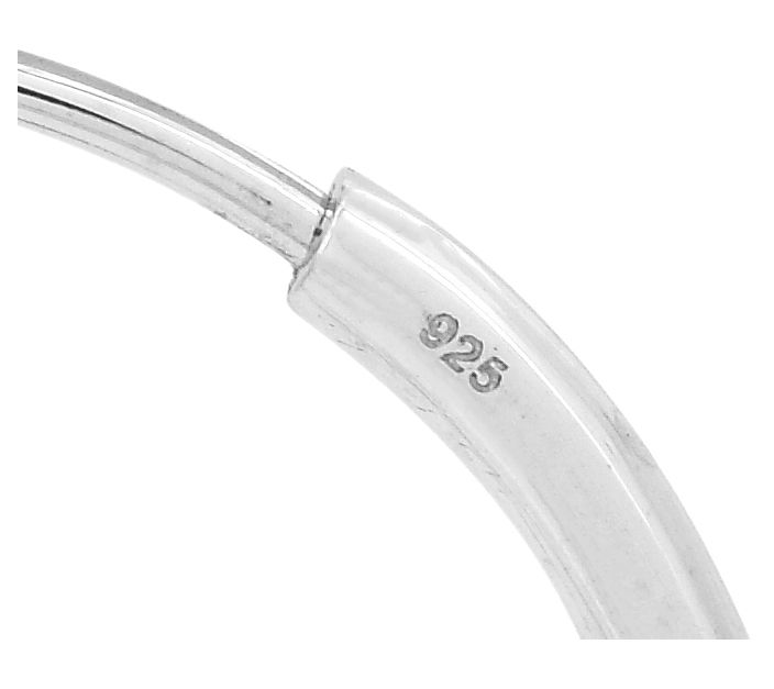 Affinity Gems Sleeping Beauty Turquoise Hoop Earrings,Sterling