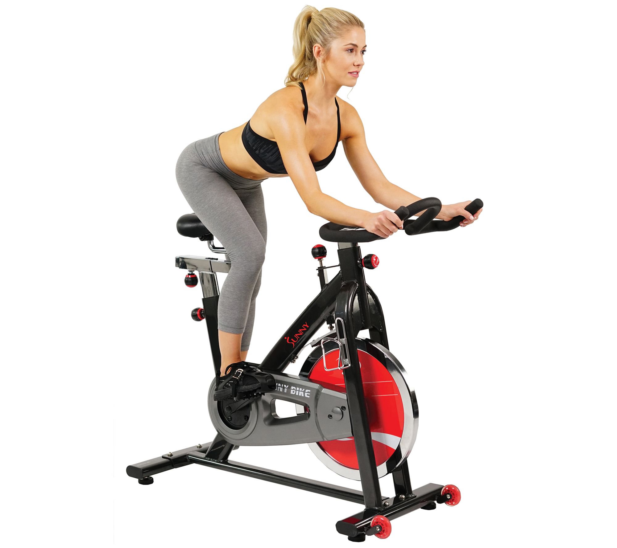Sunny Health & Fitness SF-B1002 Belt Drive Indoor Cycling Bik