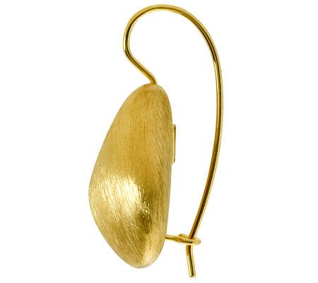Arte d'Oro Bold Pear Shaped Earrings, 18K Gold