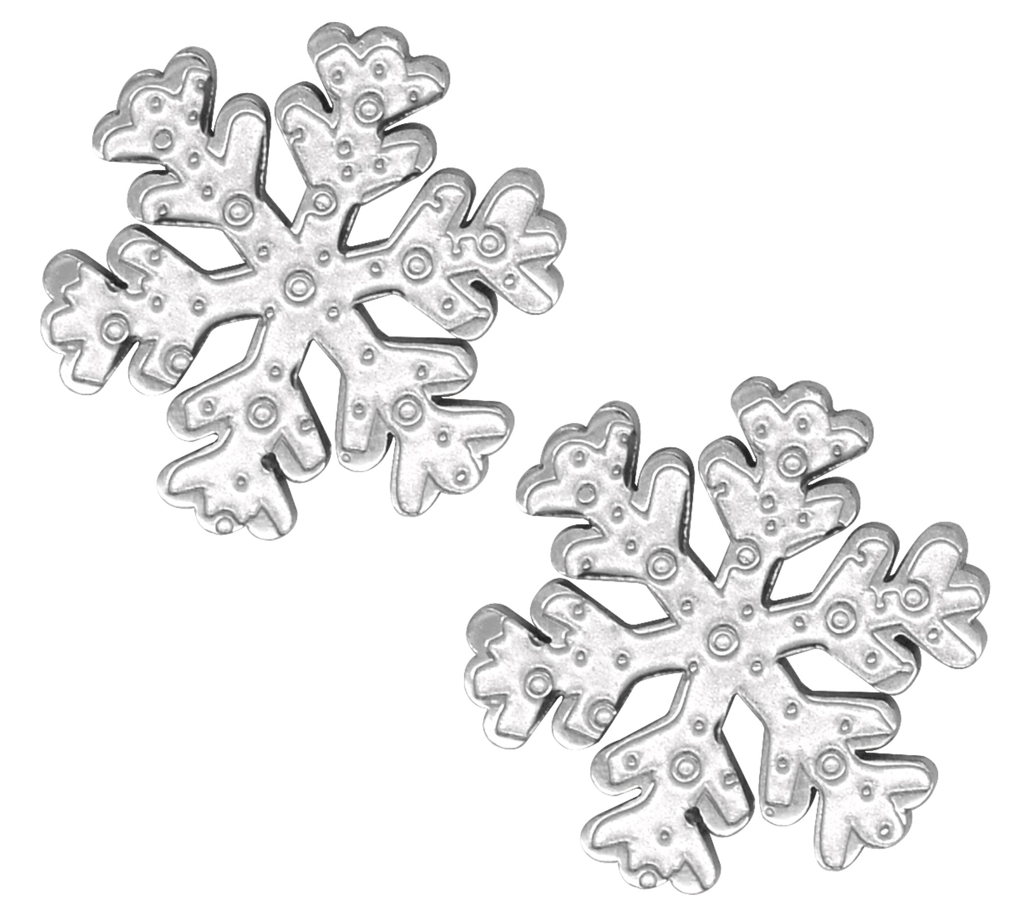 Steel by Design Snowflake Pendant & Earrings Set