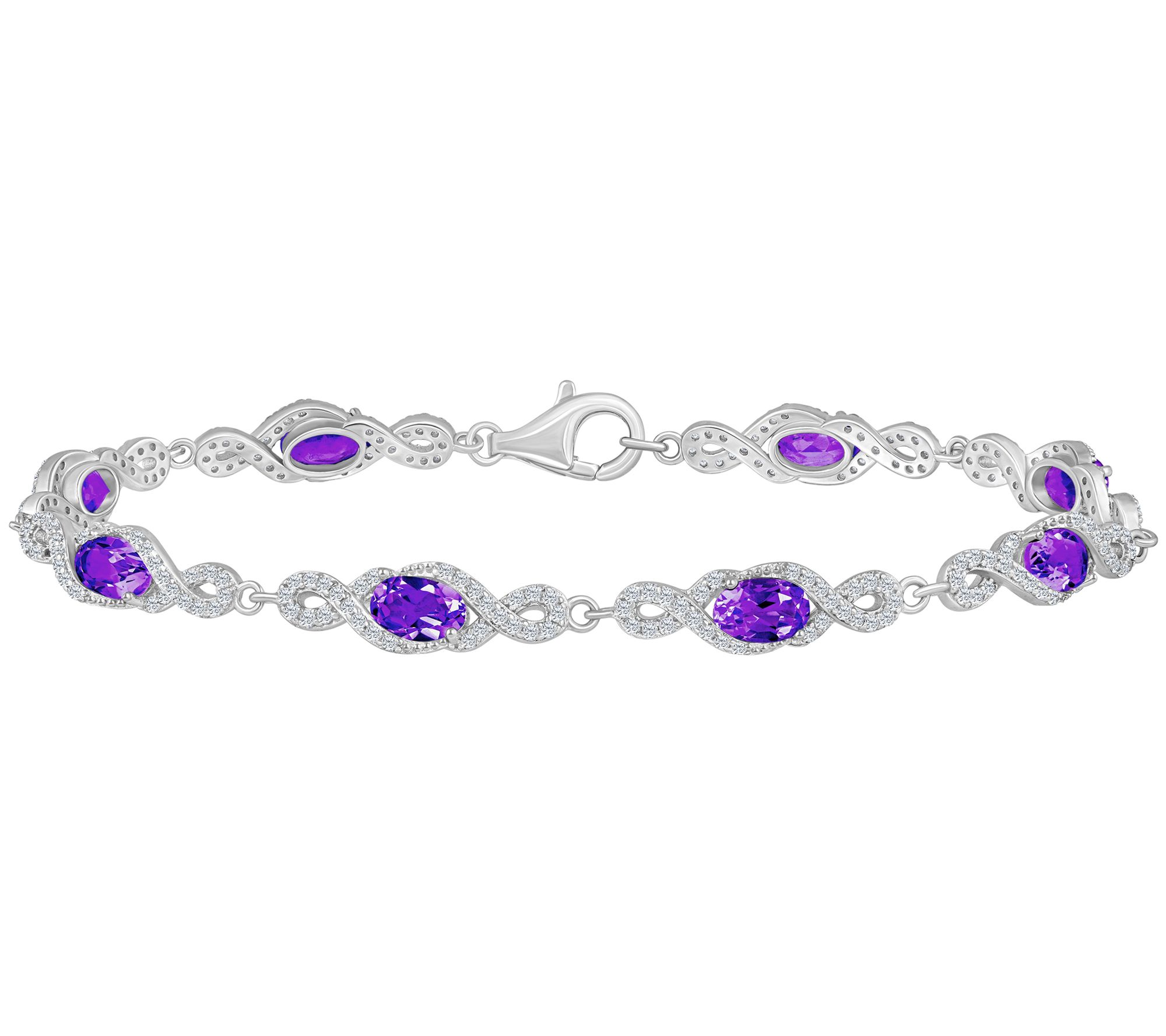 Affinity Gems Multi-Gemstone Bracelet, Sterling Silver