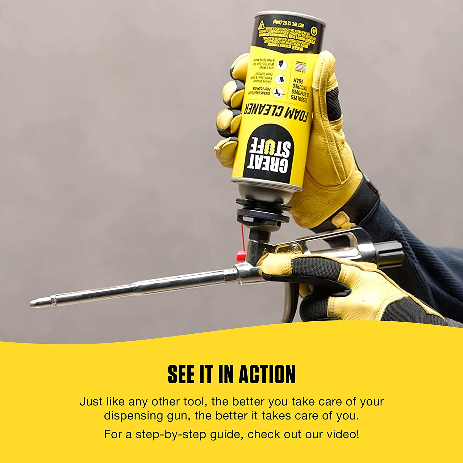 GREAT STUFF Foam Cleaner | Polyurethane Foam Residue Remover, 12 oz. (12 Pack)