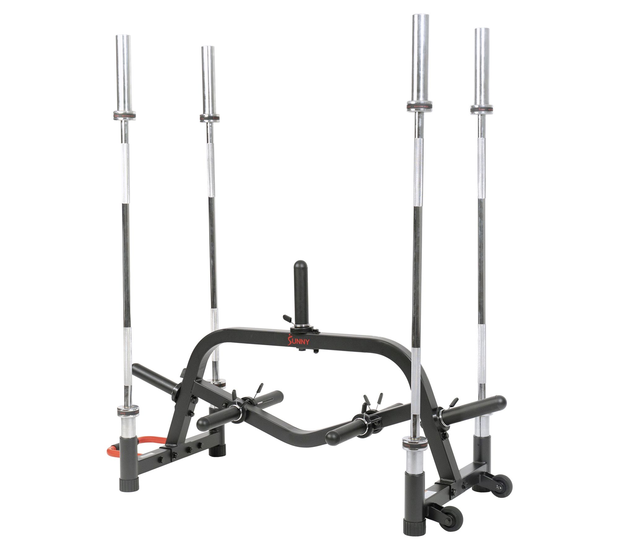 Sunny Health Fitness Weight Plate & Barbell Rac k - SF-XF9938