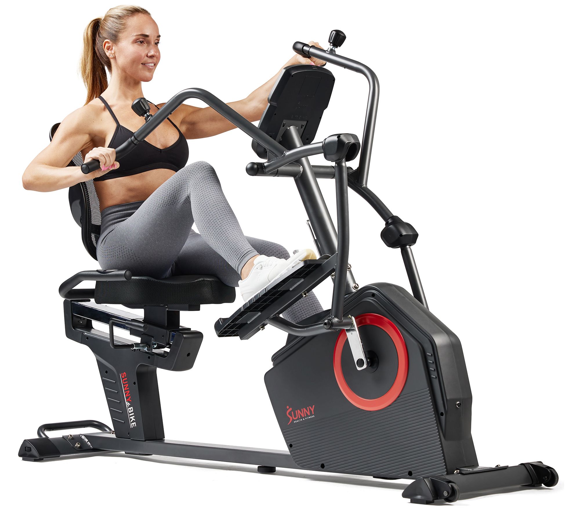 Sunny Health & Fitness Recumbent Elliptical Bike