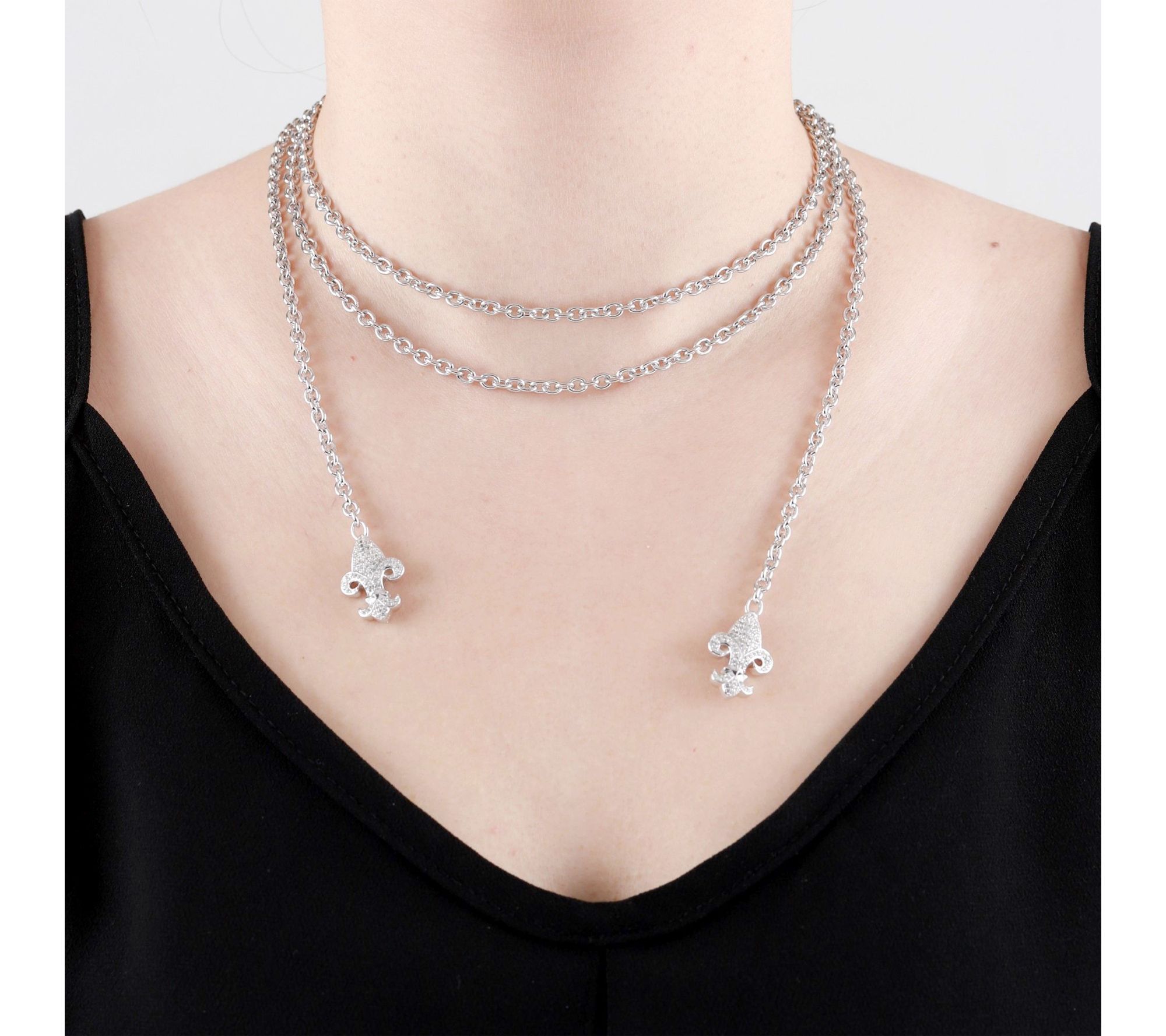 Margo Manhattan Sterling White Topaz Fleury 48