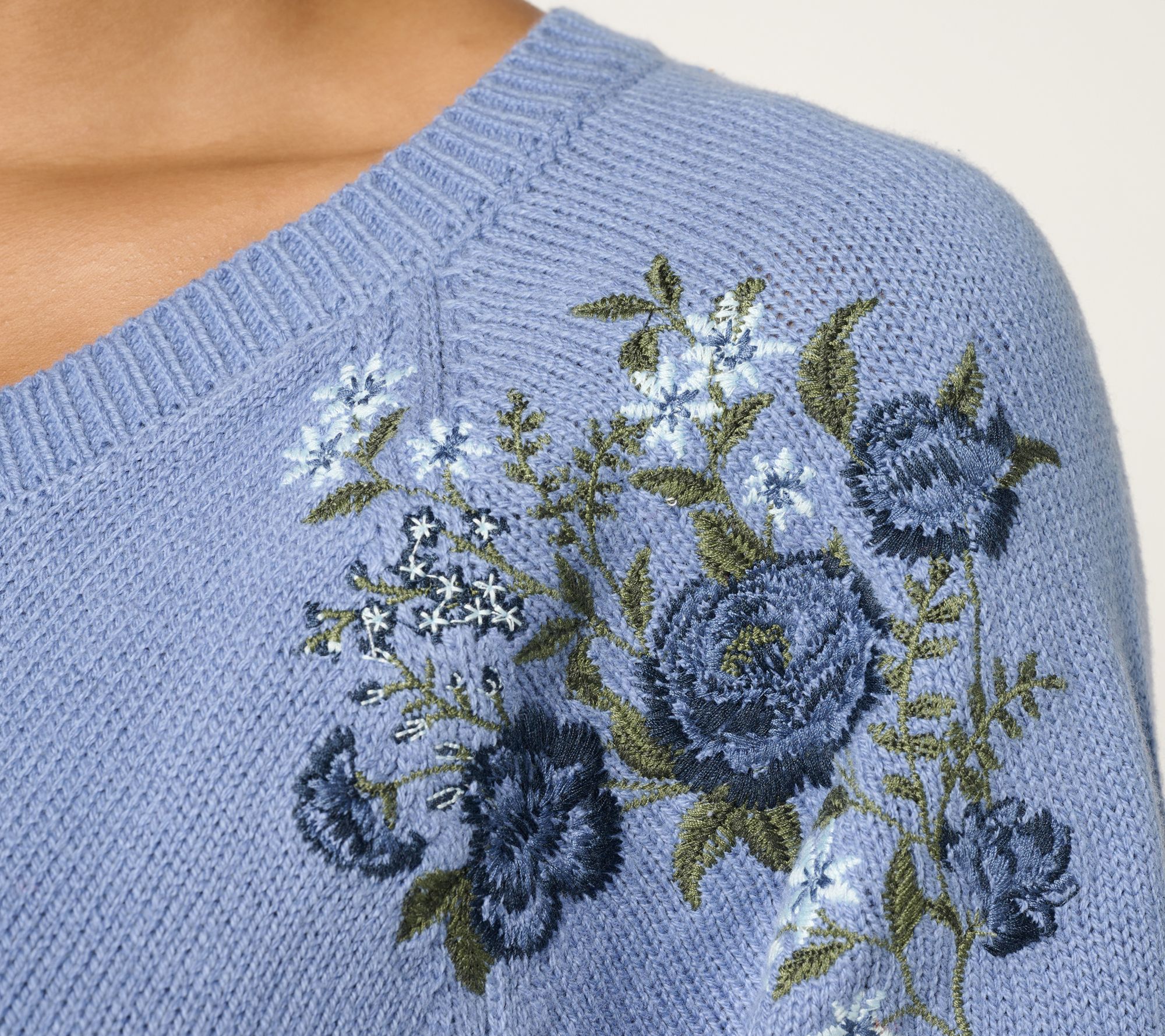 Ree by The Pioneer Woman Embroidered Pullover Sweater