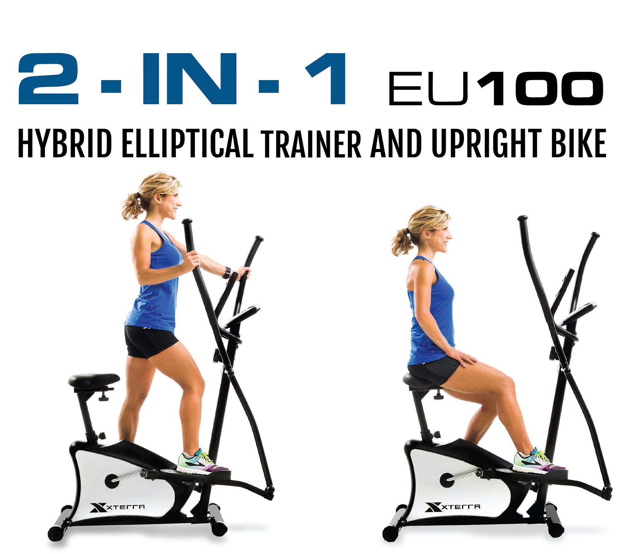 XTERRA EU100 Elliptical/Upright Bike Hybrid
