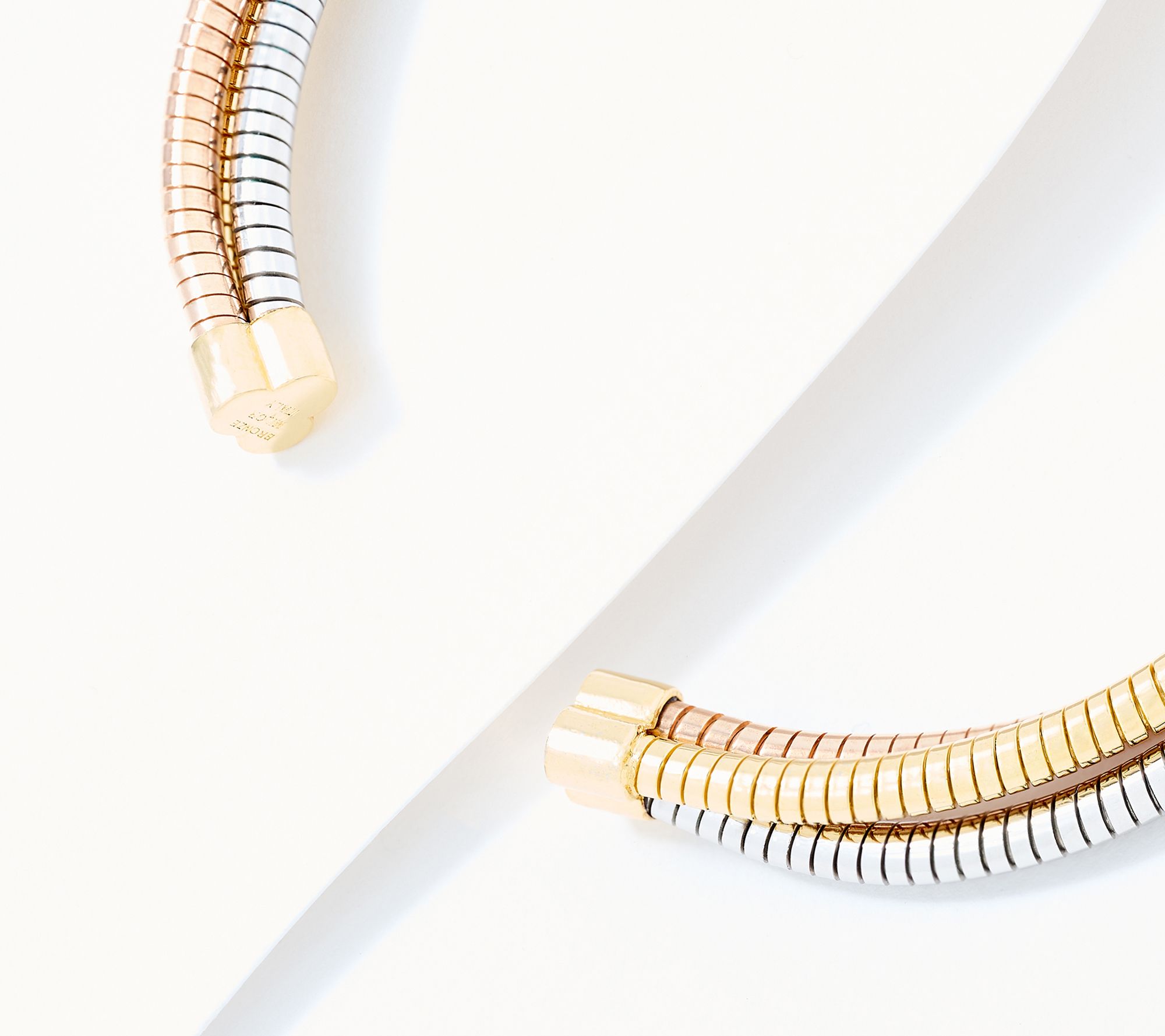 David Markstein Bronze 3 Strand Wrapped Tubogas Cuff Bracelet