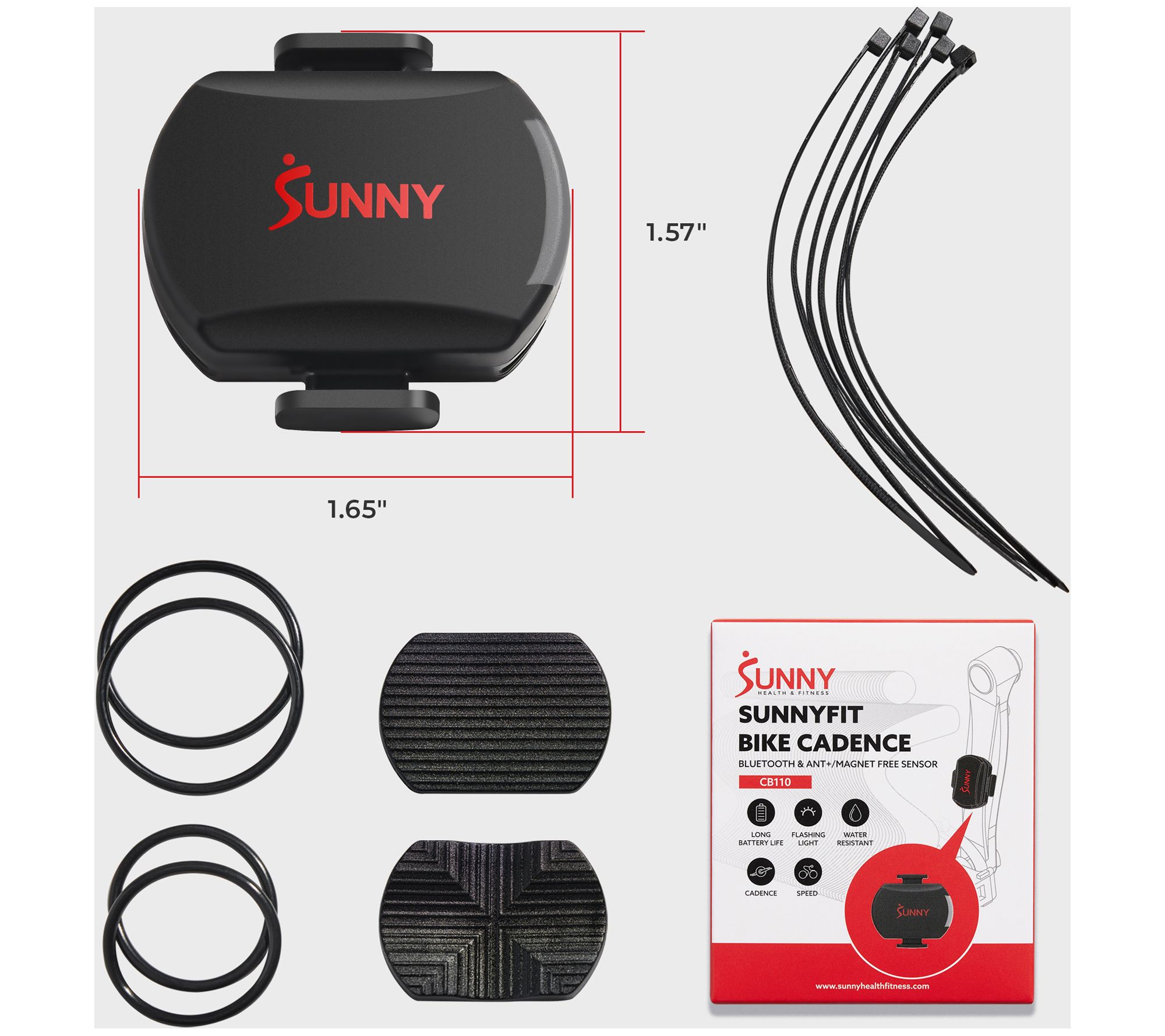 Sunny Fitness Exercise Cycling 2-in-1 Advanced Cadence/RPM