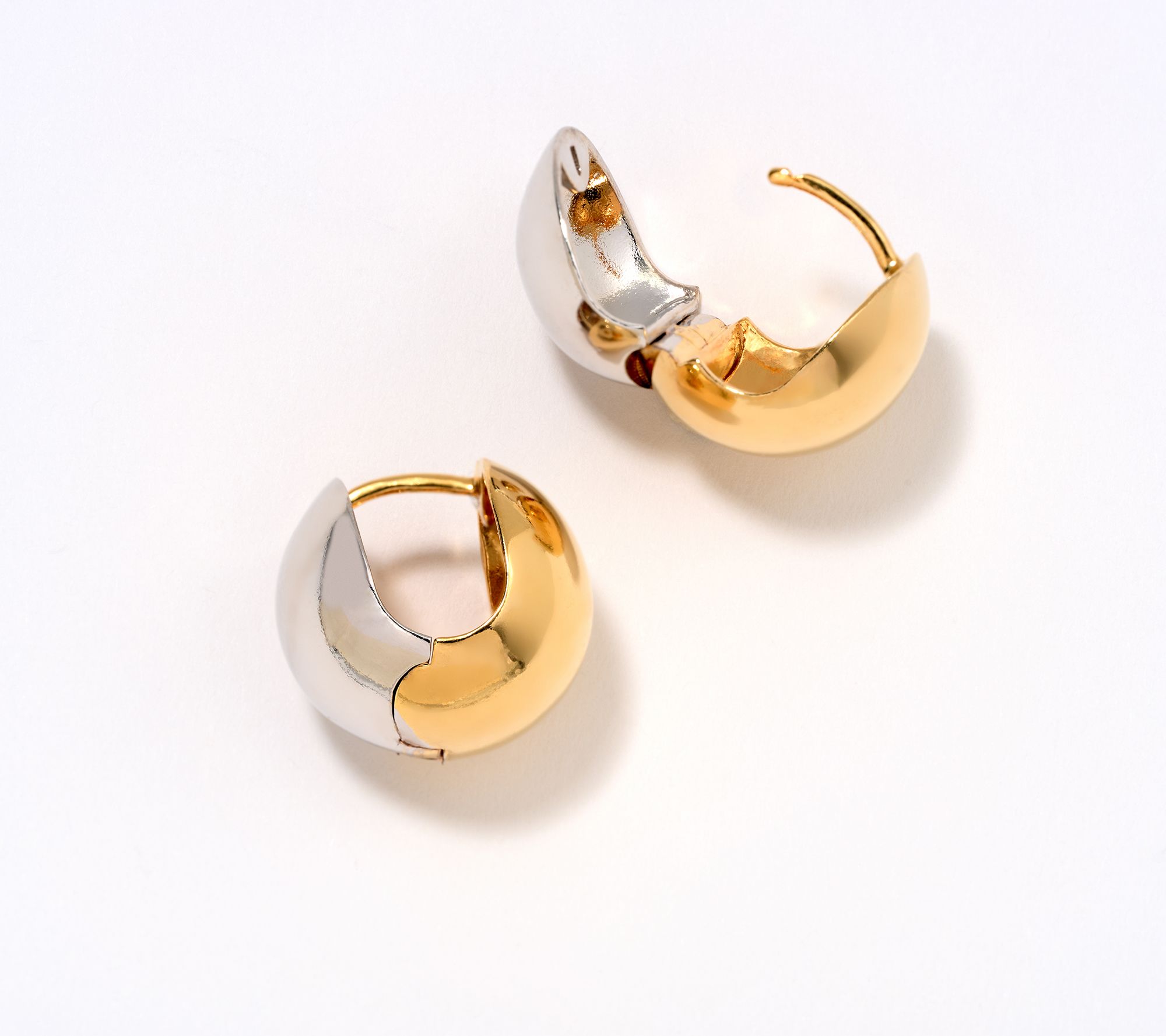 David Markstein Bronze Bold Debut Huggie Earrings