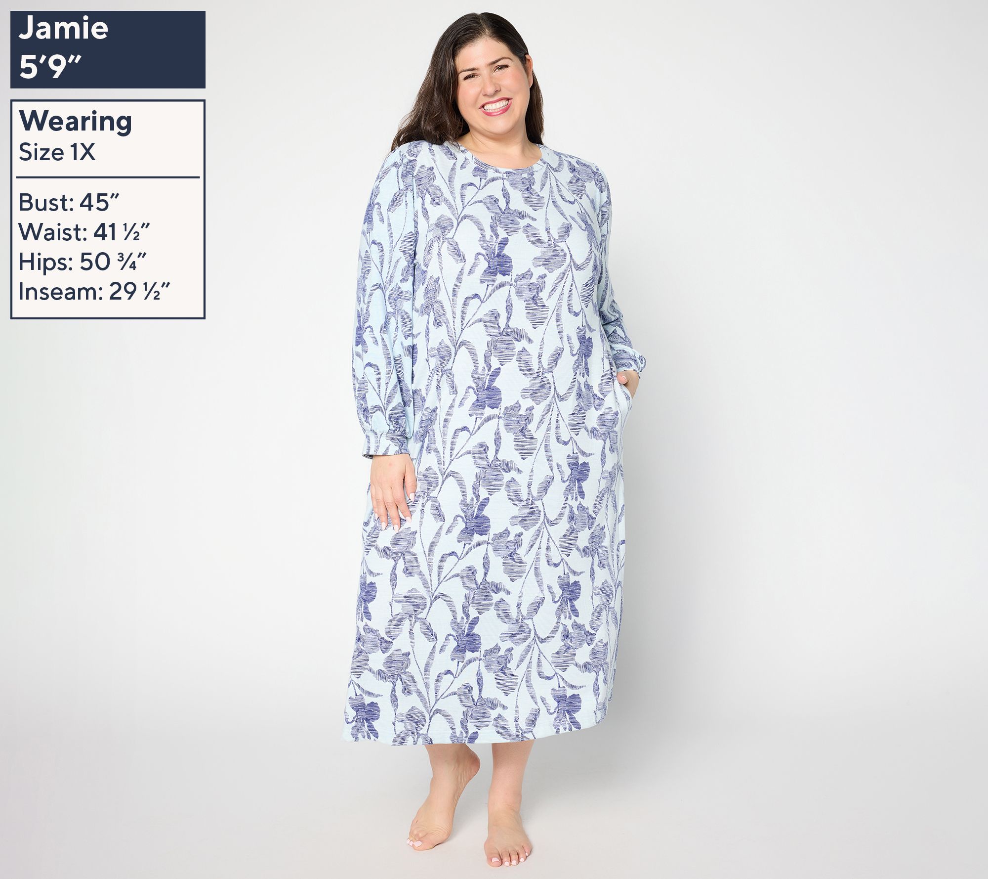 Stan Herman Double Brushed Sweater Knit Maxi Dress