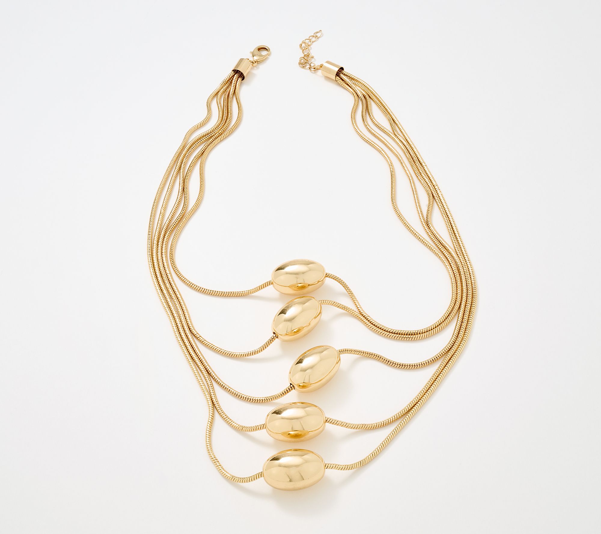 Denim & Co. Layered Chain Necklace