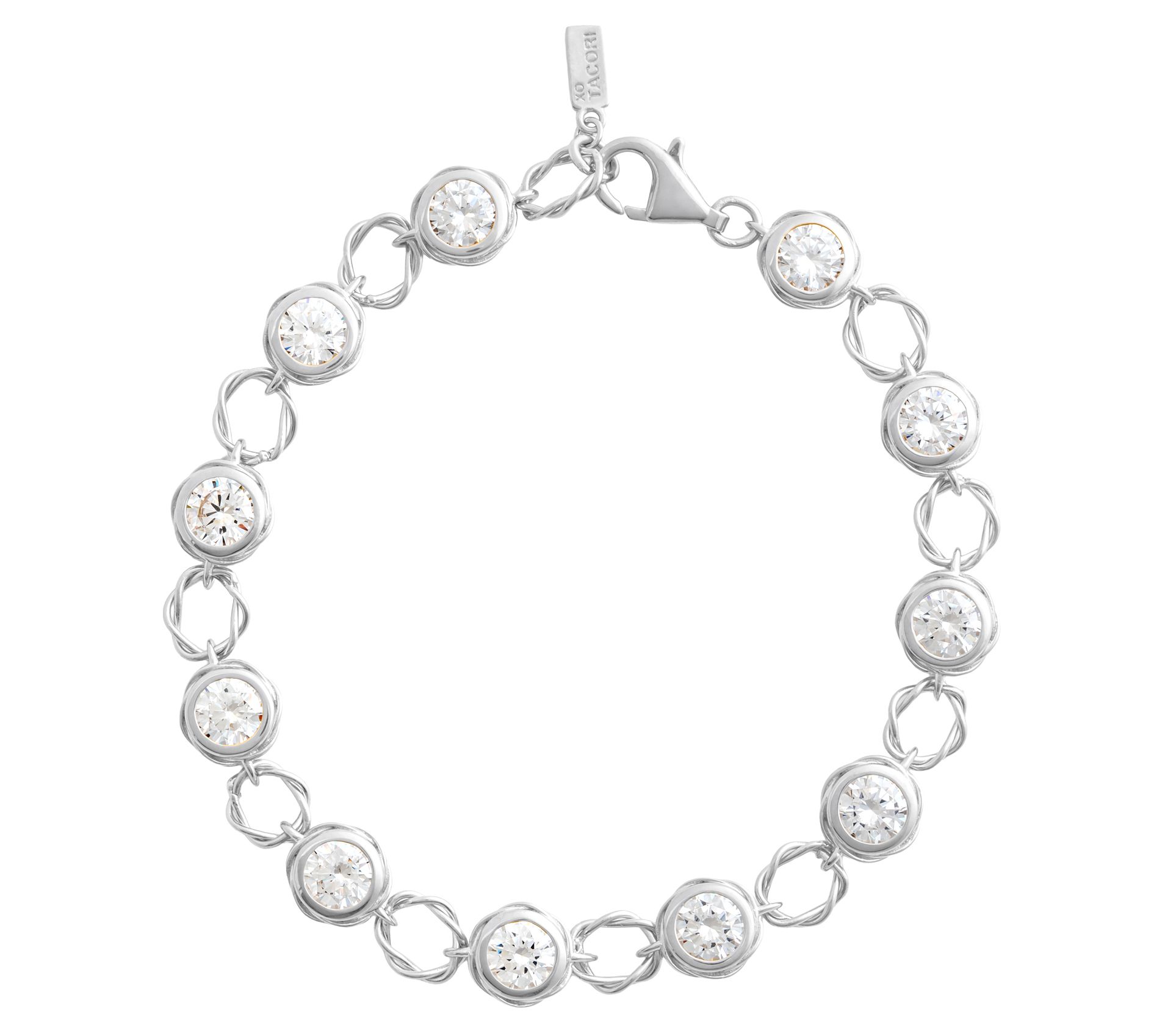 XO TACORI Lab Grown Diamond 5.5 cttw Station Bracelet, 14K