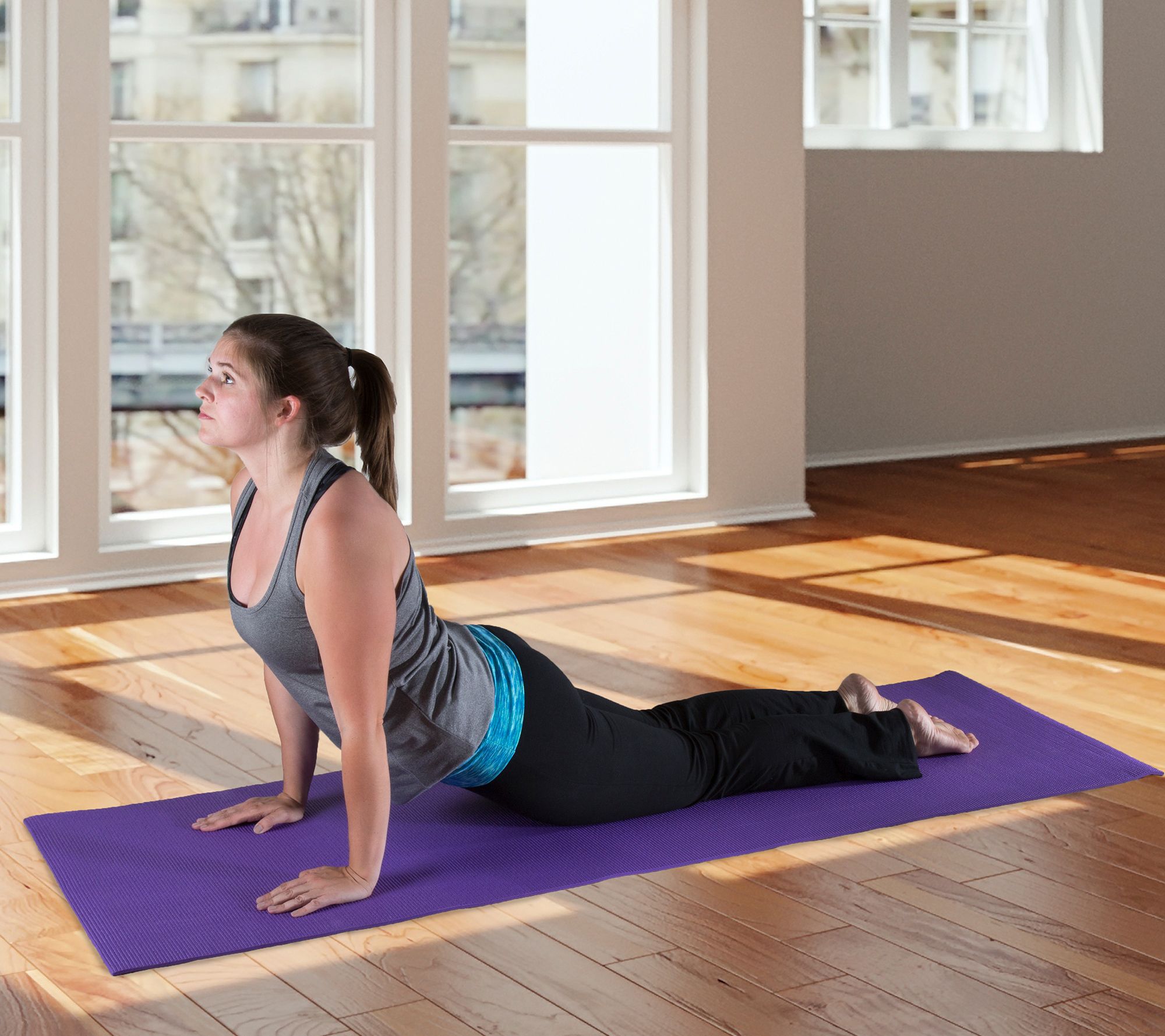 Wakeman Fitness Double-Sided Yoga Mat 71