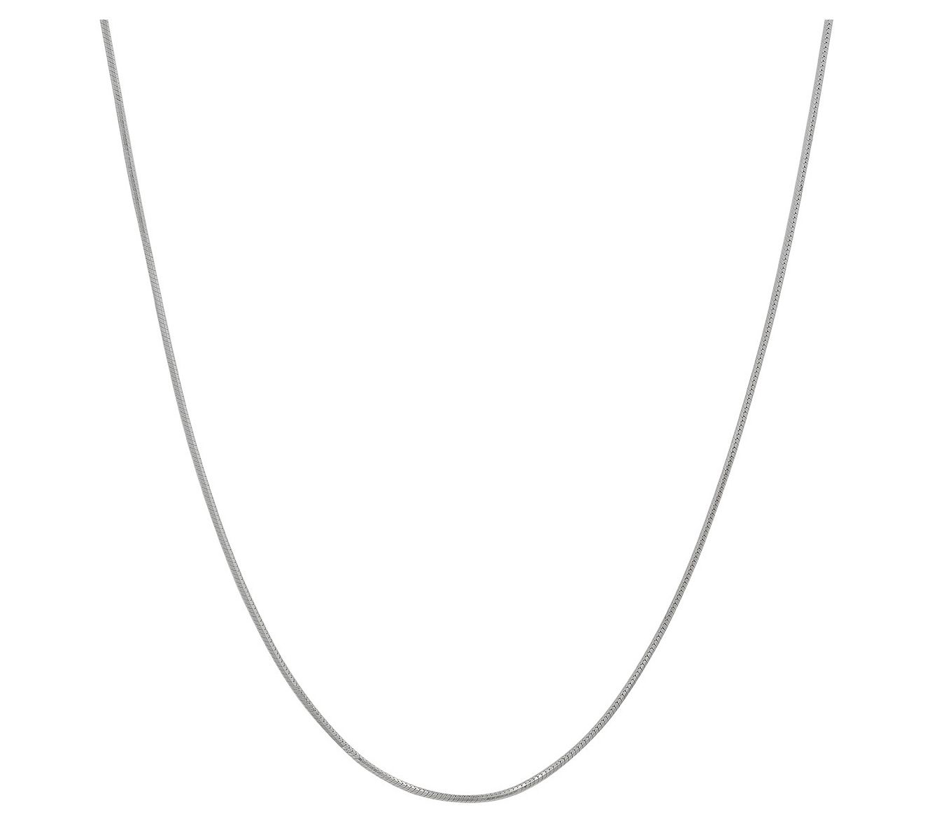 Silver Style Snake Chain Necklace, Sterling