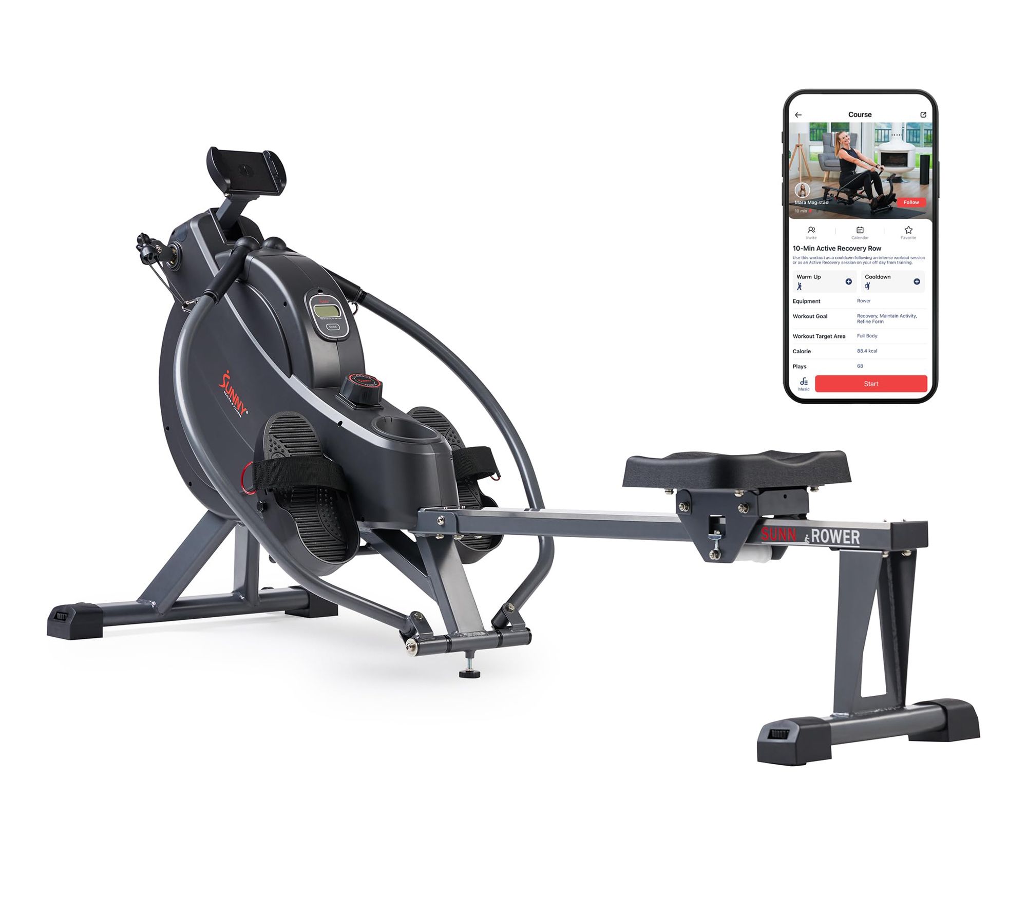 Sunny MotionMax Magnetic Rowing Machine