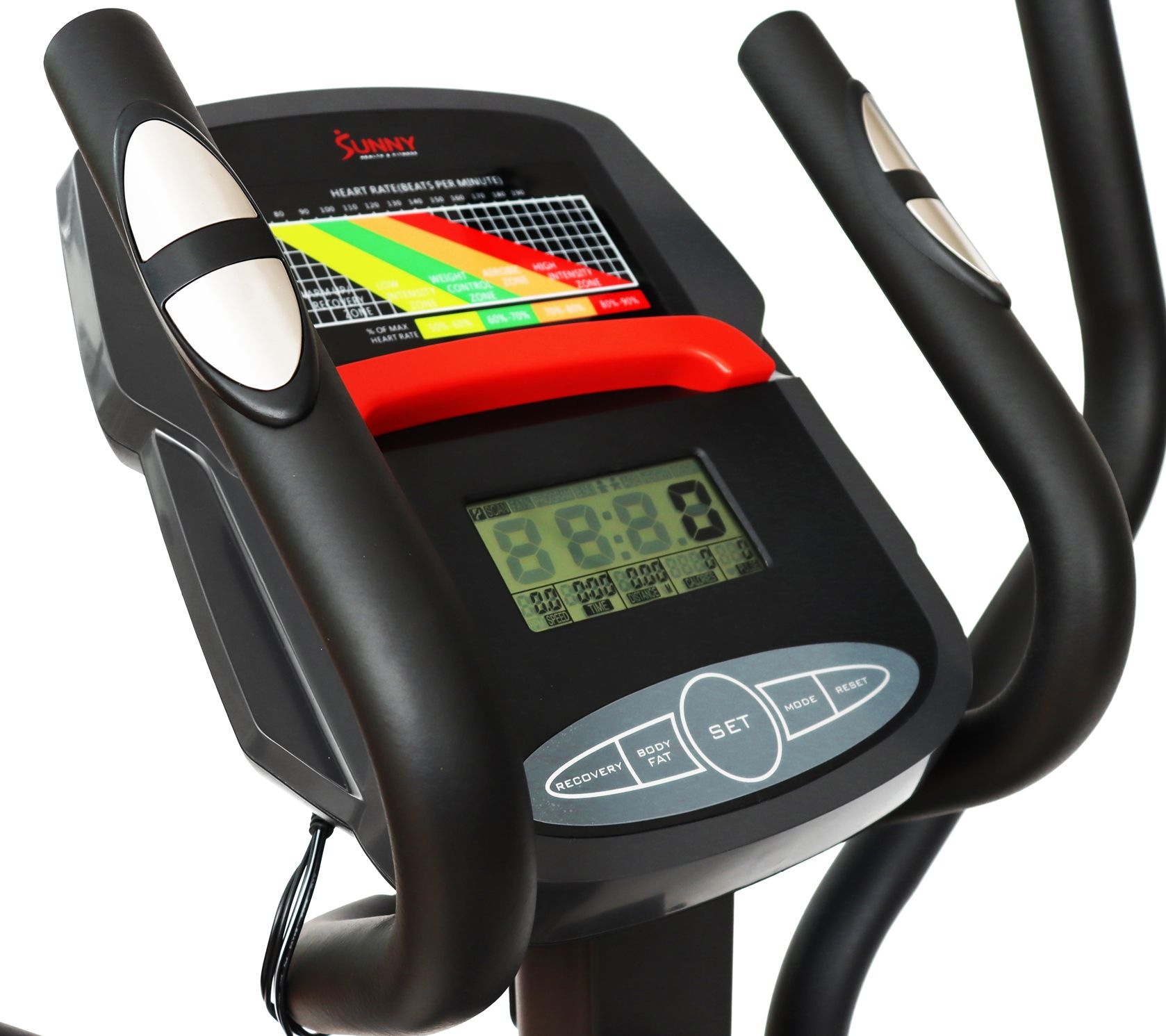 Sunny Health & Fitness Power Stride Smart Elliptical Trainer