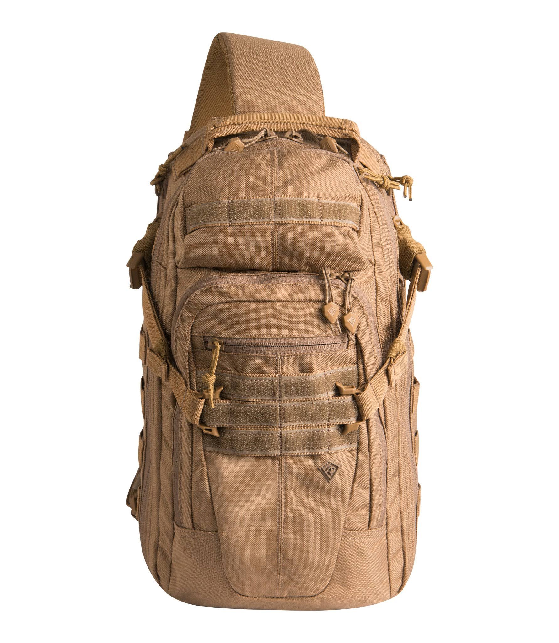 First Tactical Crosshatch Sling Pack Coyote