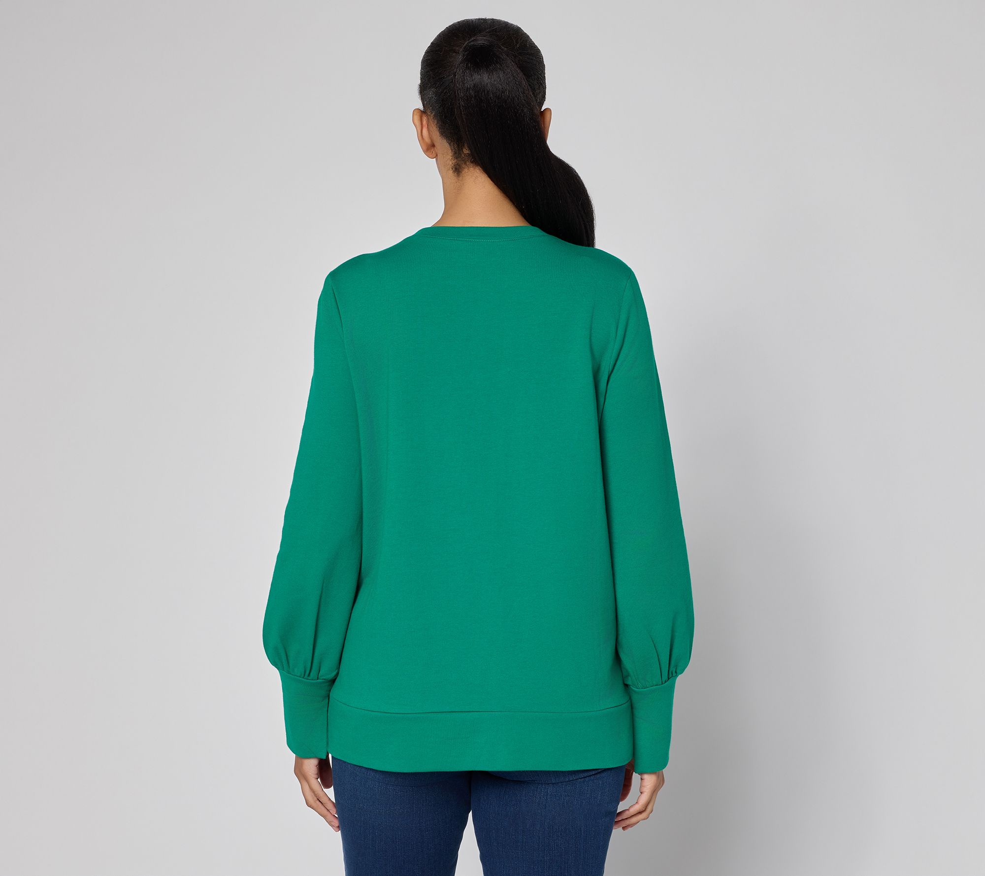 Jingle Belles by Kim Gravel Sequin Nutcracker Knit Top