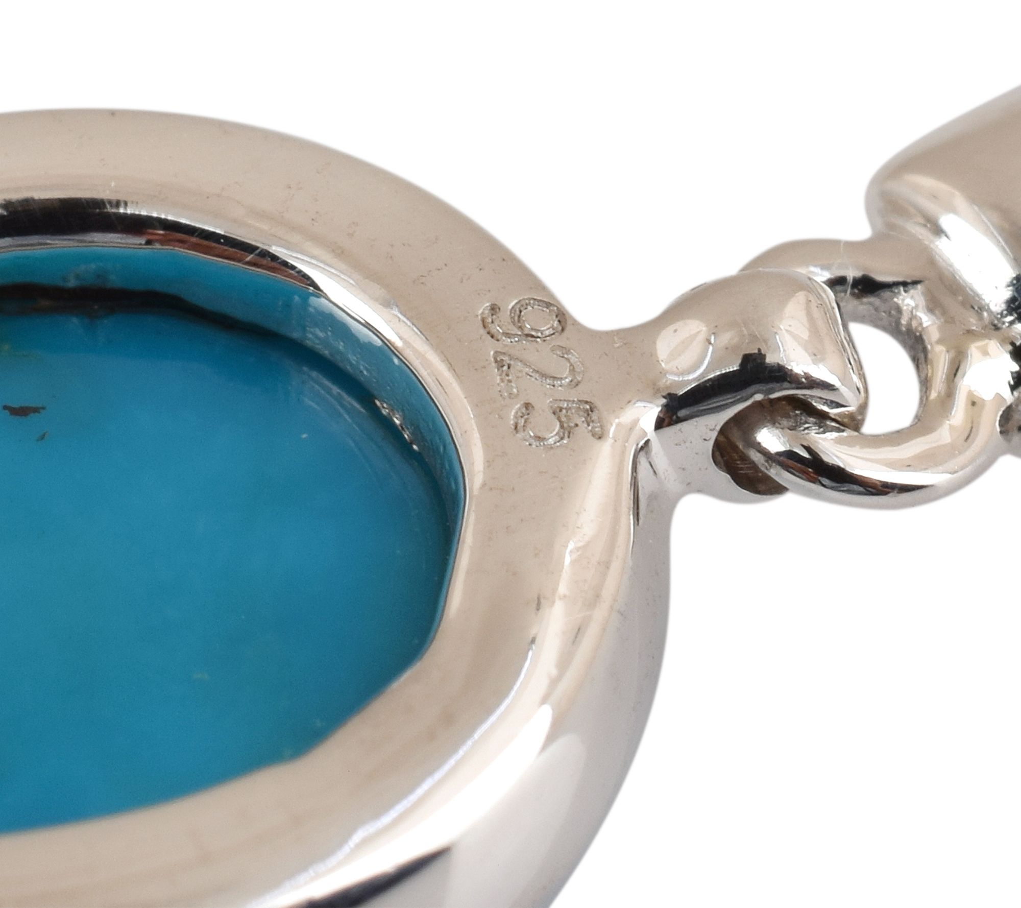 Affinity Gems Turquoise Station Bracelet, Sterling Silver