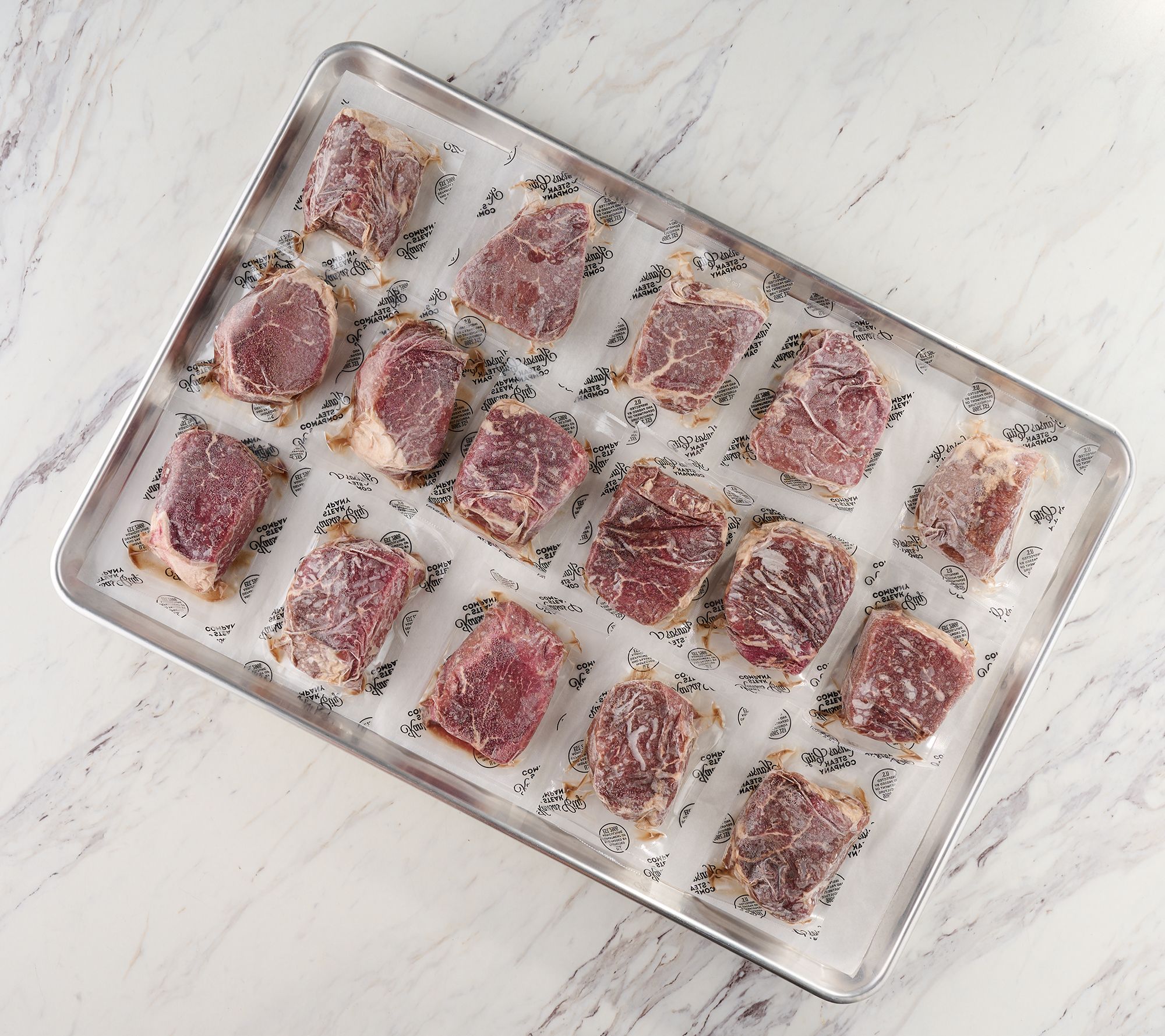 SH12/8 Kansas City Steak Co. (16) 8-oz Prime Sirloin Steaks Auto-Delivery