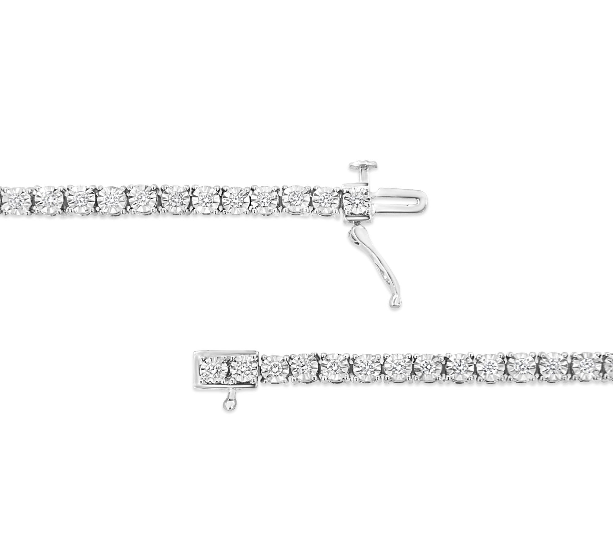 Haus of Brilliance Lab Grown Diamond Tennis Bracelet, Sterling