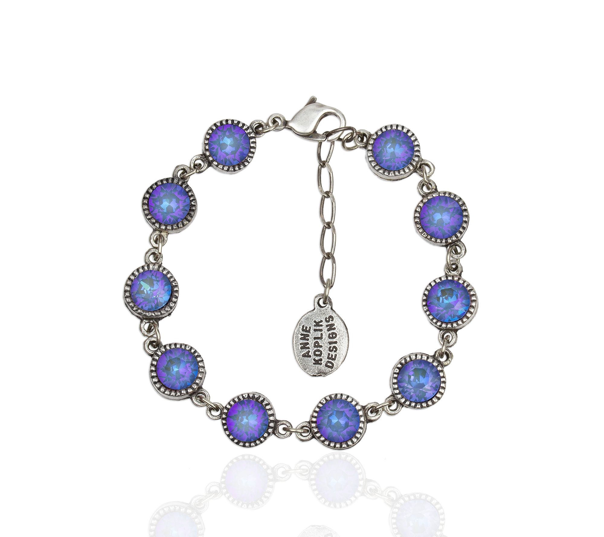 Anne Koplik Crystal Link Bracelet