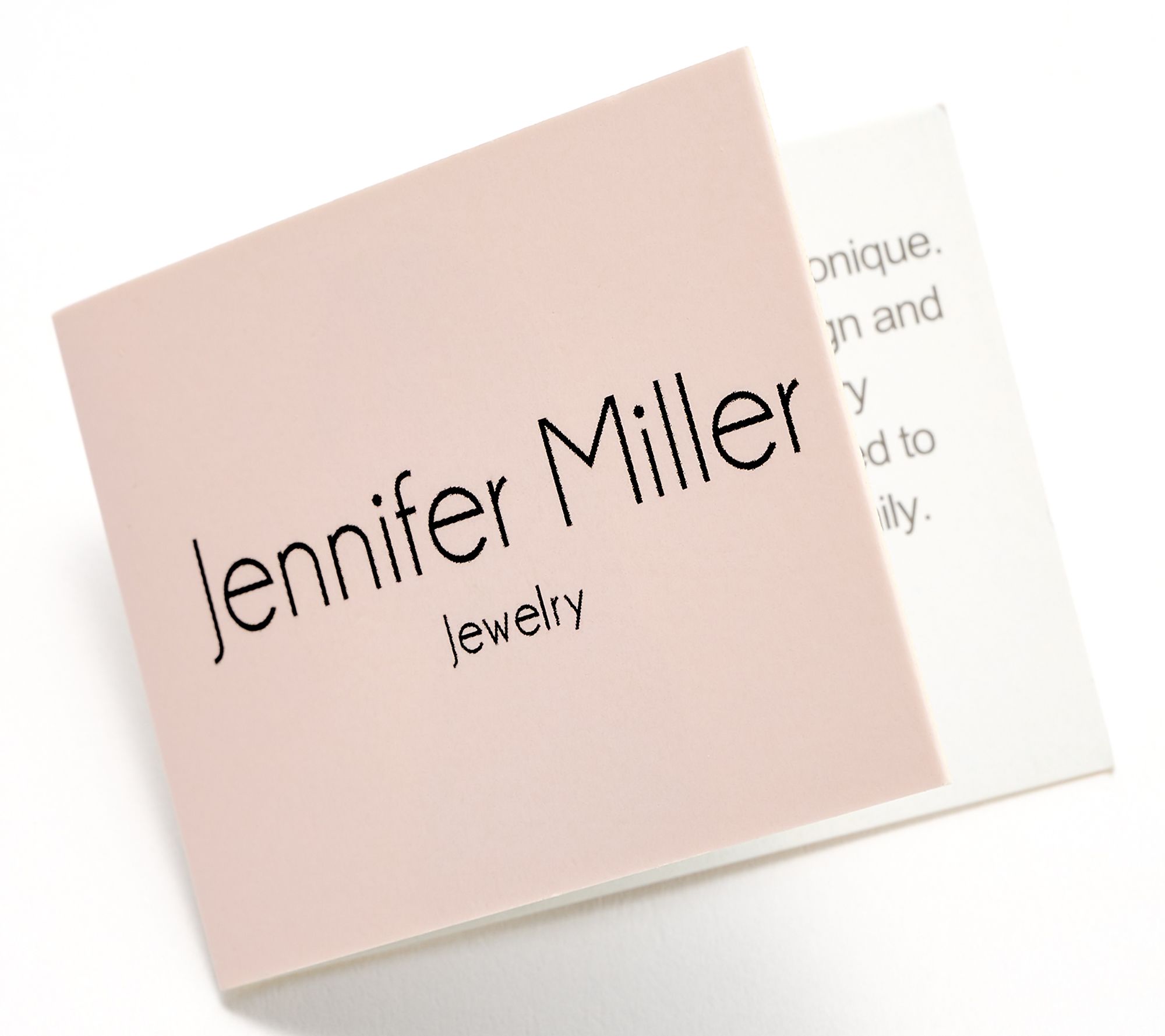 Diamonique x Jennifer Miller Marquise Cobblestone Necklace, Sterl