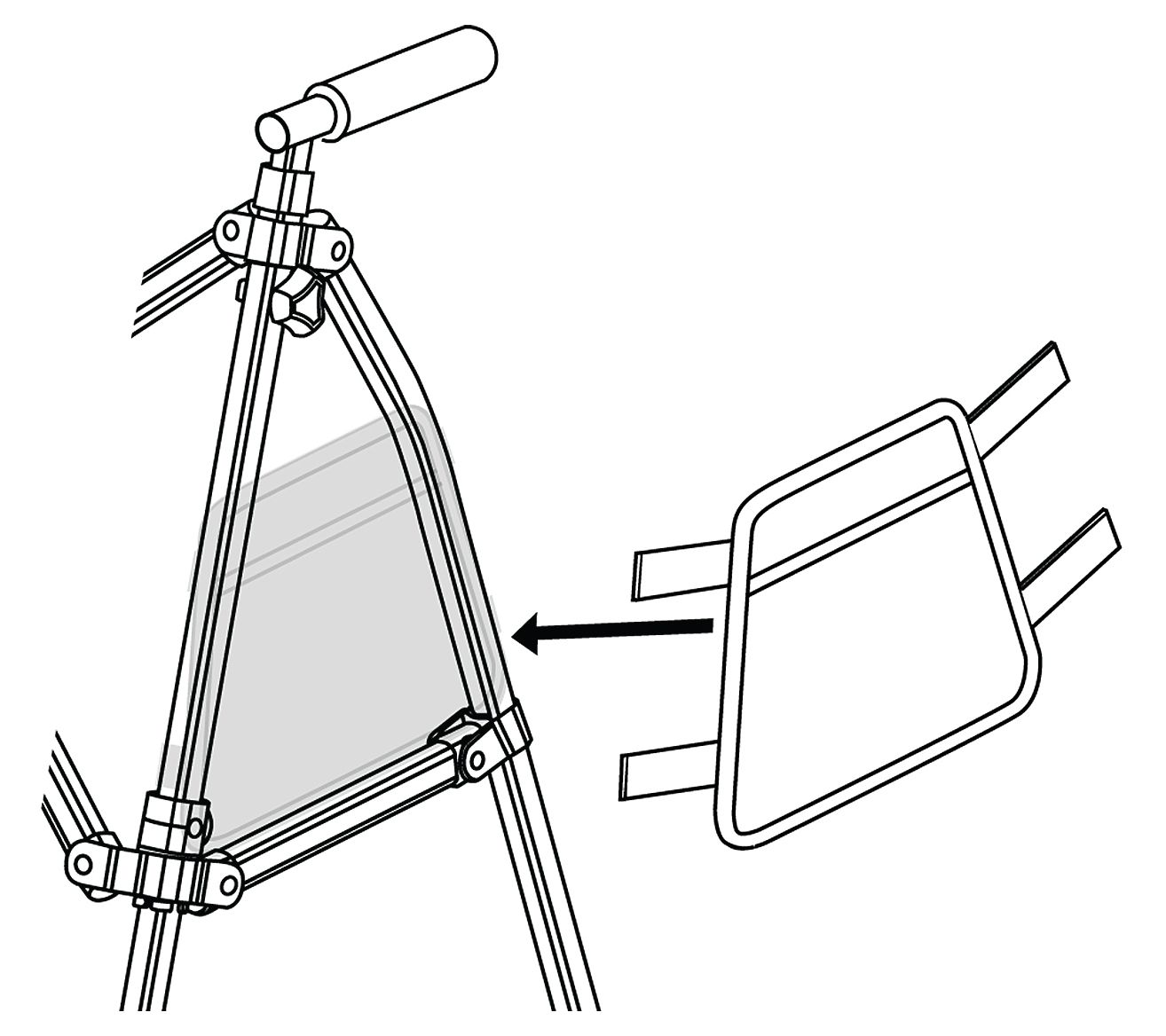 Stander EZ Fold-N-Go Ultra Light Rollator with Accessories