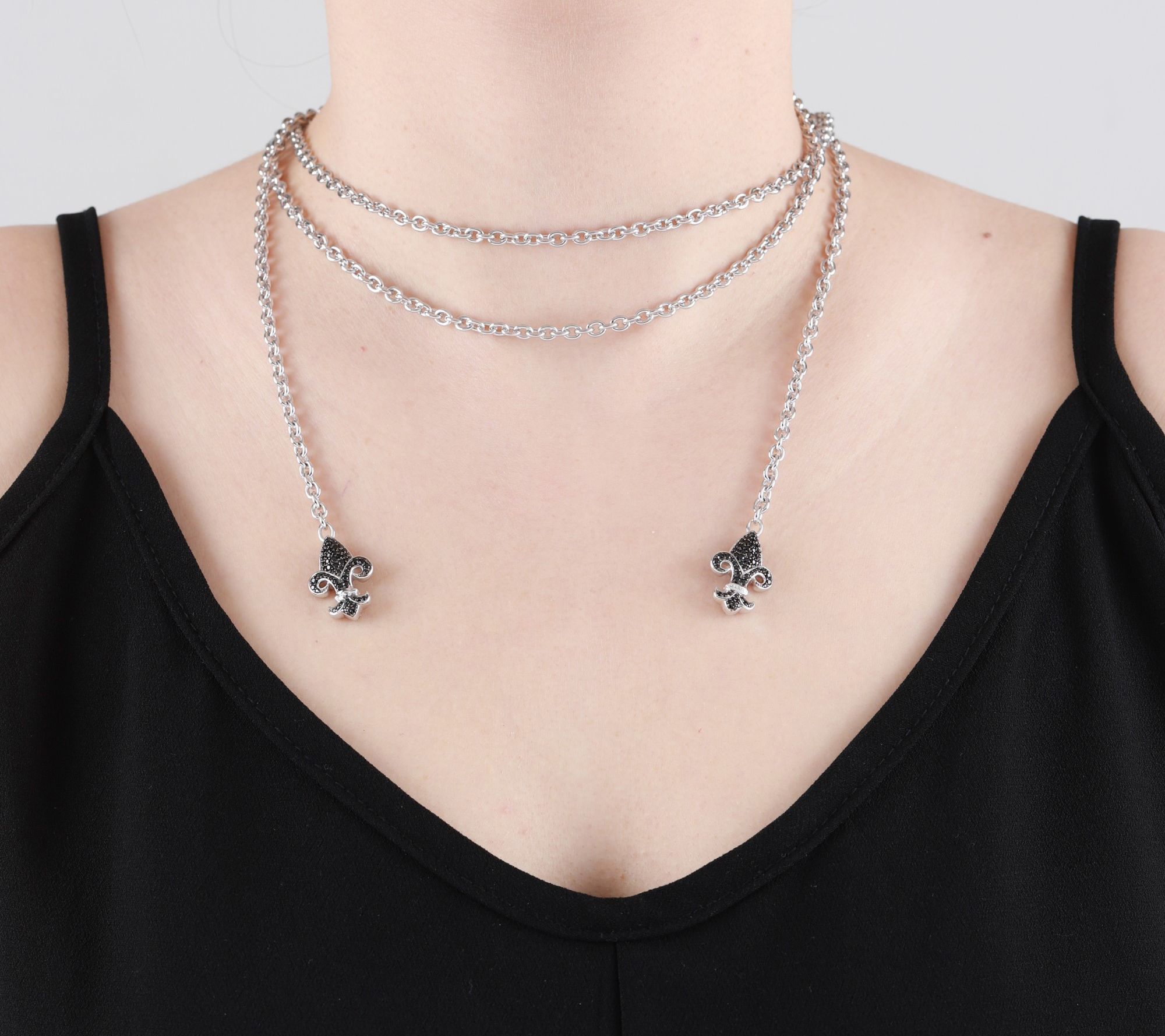 Margo Manhattan Sterling Black Spinel Fleury 48