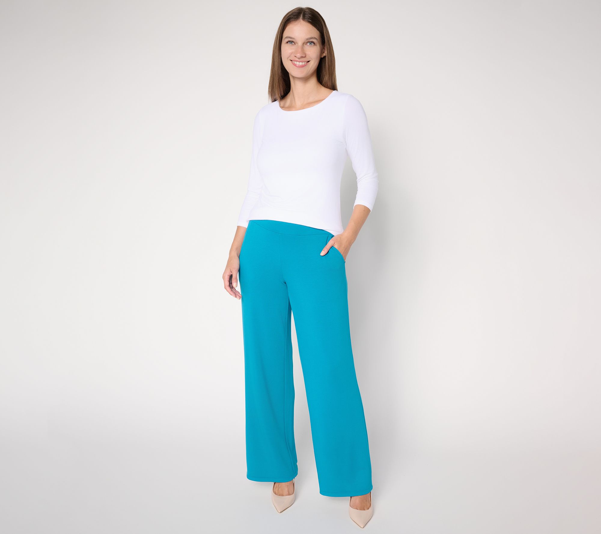 Brandis Dress Out Loud Regular Acquitted Knit Wide Leg Pants