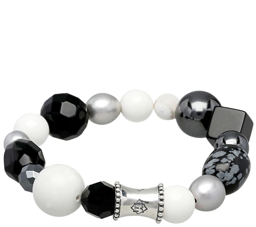 Elyse Ryan Sterling Black Gemstone 