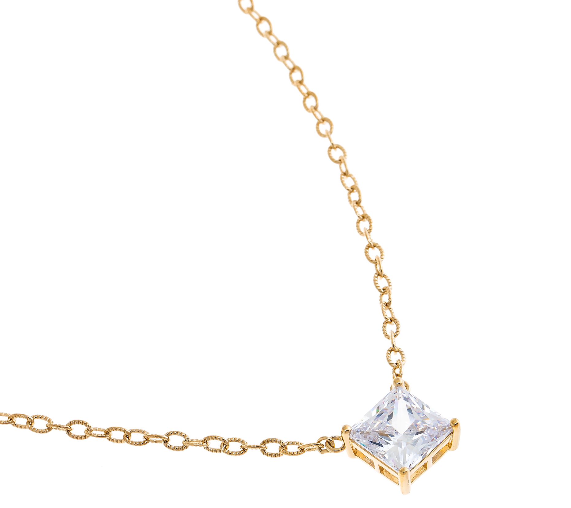 Diamonique 8.85 cttw Necklace & Stud Earring Set, Sterling