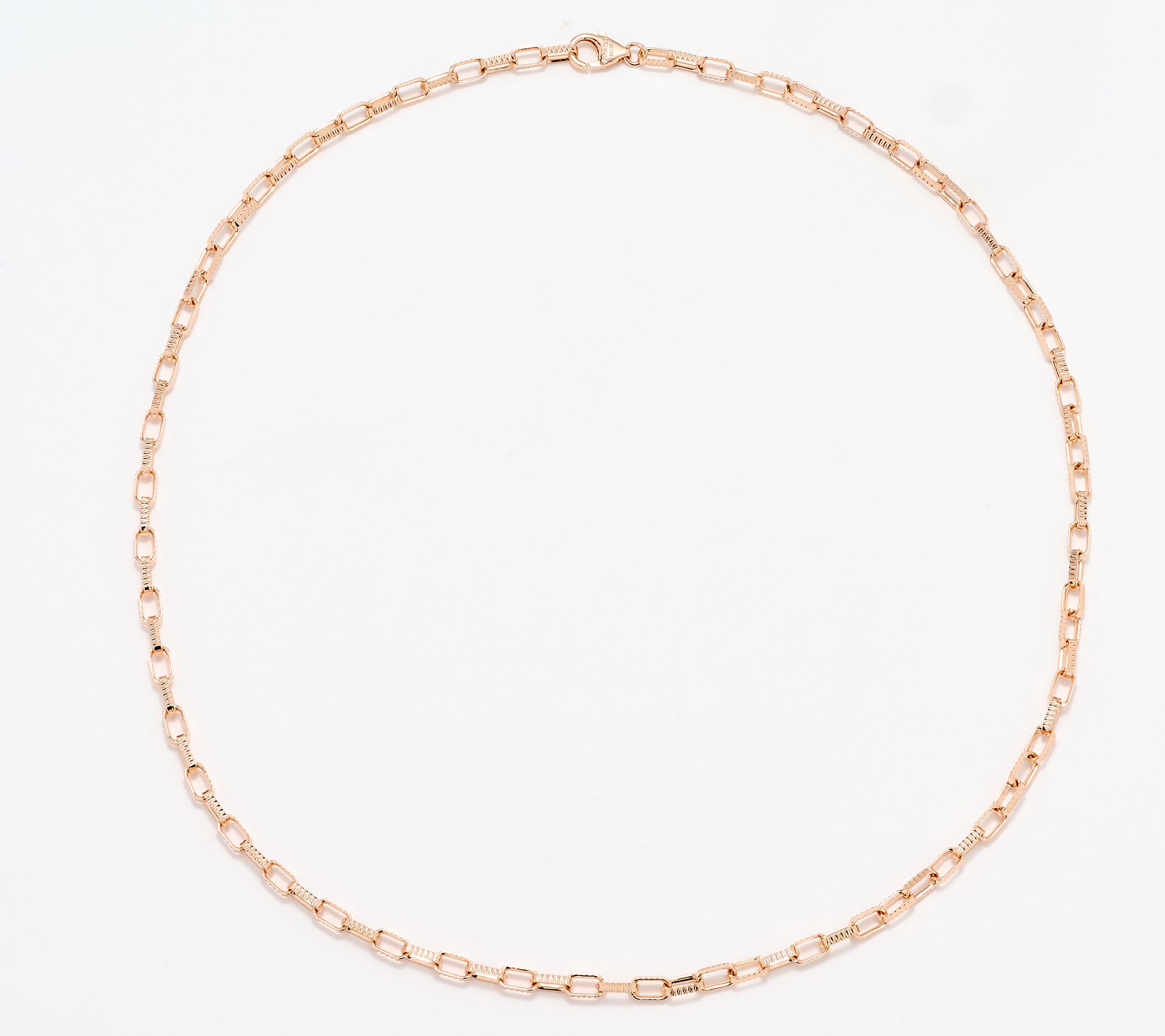 David Markstein Bronze Premiere Luxe Paper Clip Necklace, 22