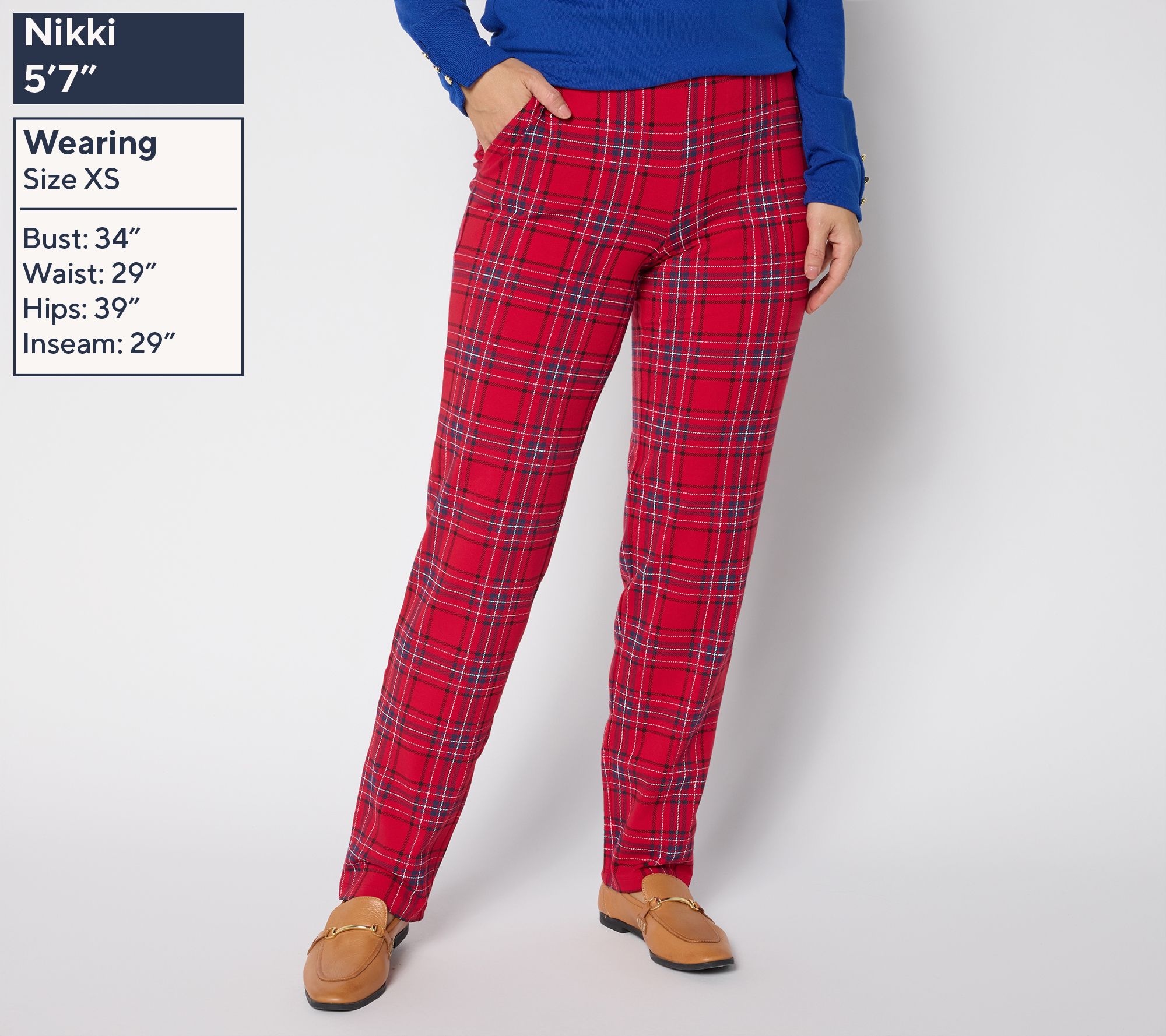 Denim & Co. Regular Duo Stretch Straight Leg Pants