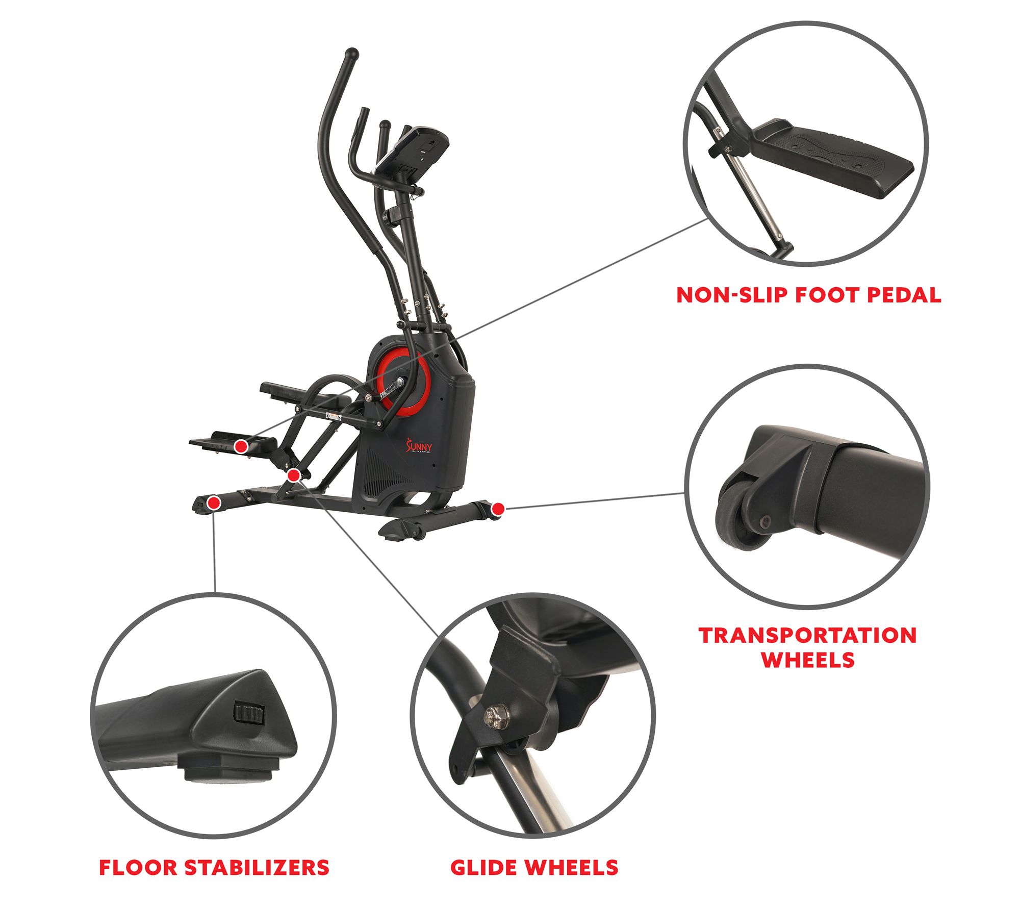 Sunny Health & Fitness Premium Cardio Climber -SF-E3919