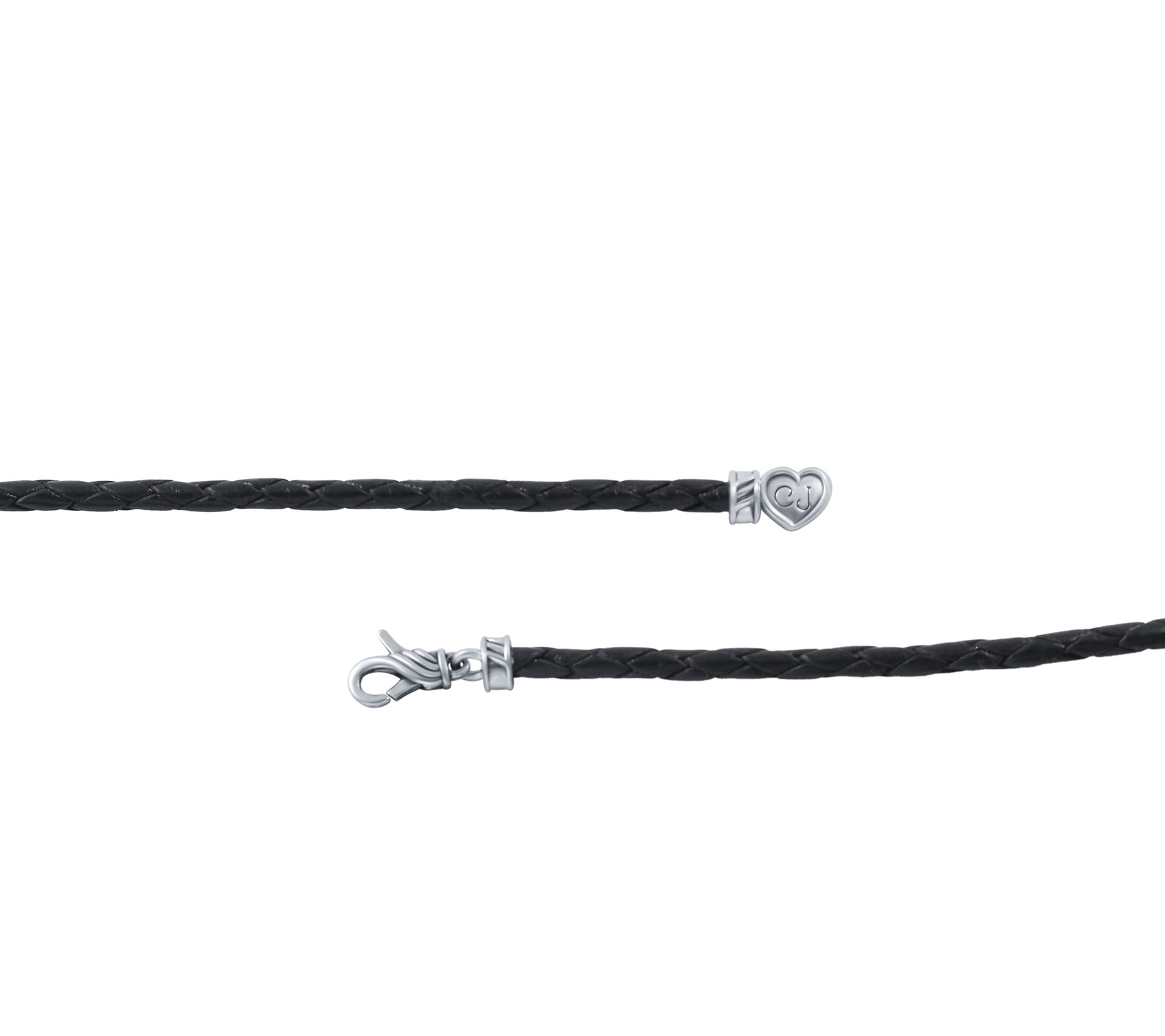 Christian James by Scott Grimes Sterling 3mm Leather Necklace