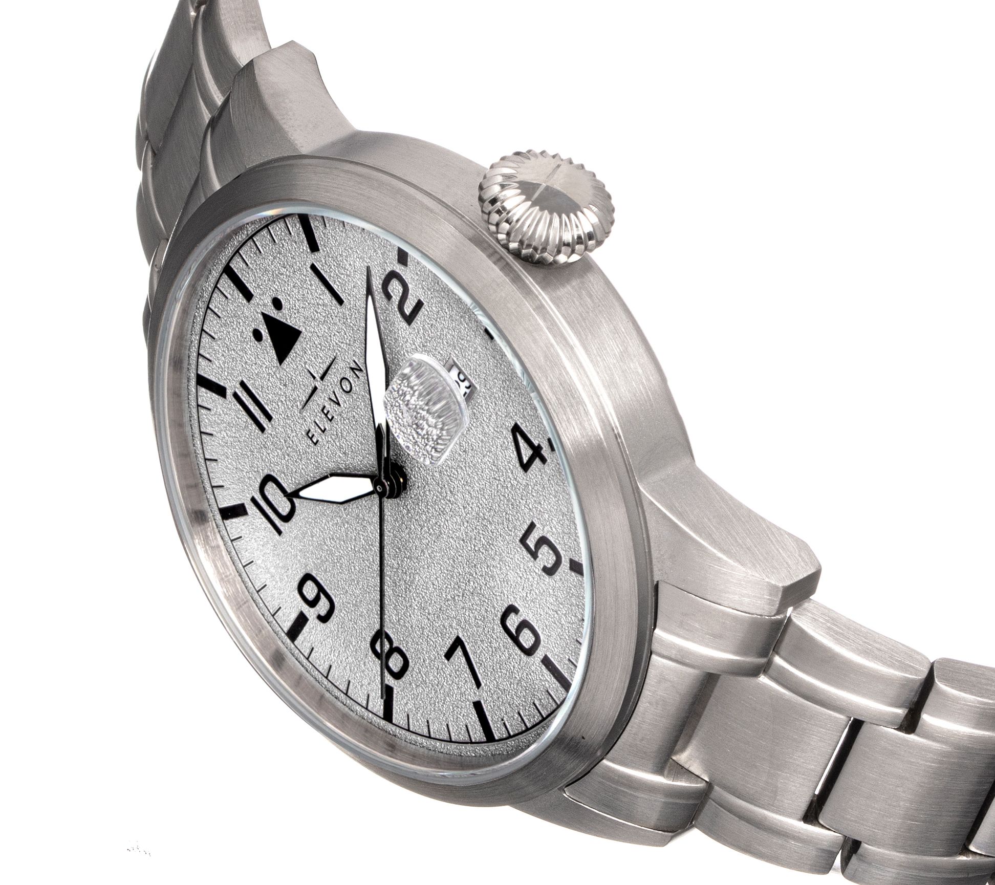 Elevon Men's Stealth Silver Bracelet Watch