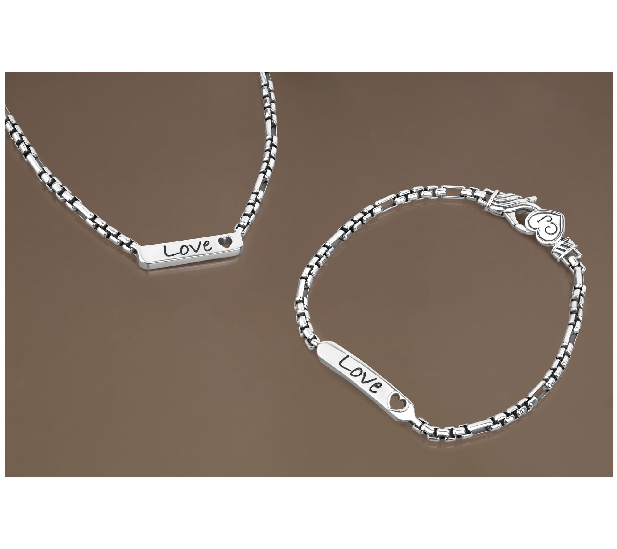 Christian James by Scott Grimes Sterling Silver Message Luciano Necklace 18.7g