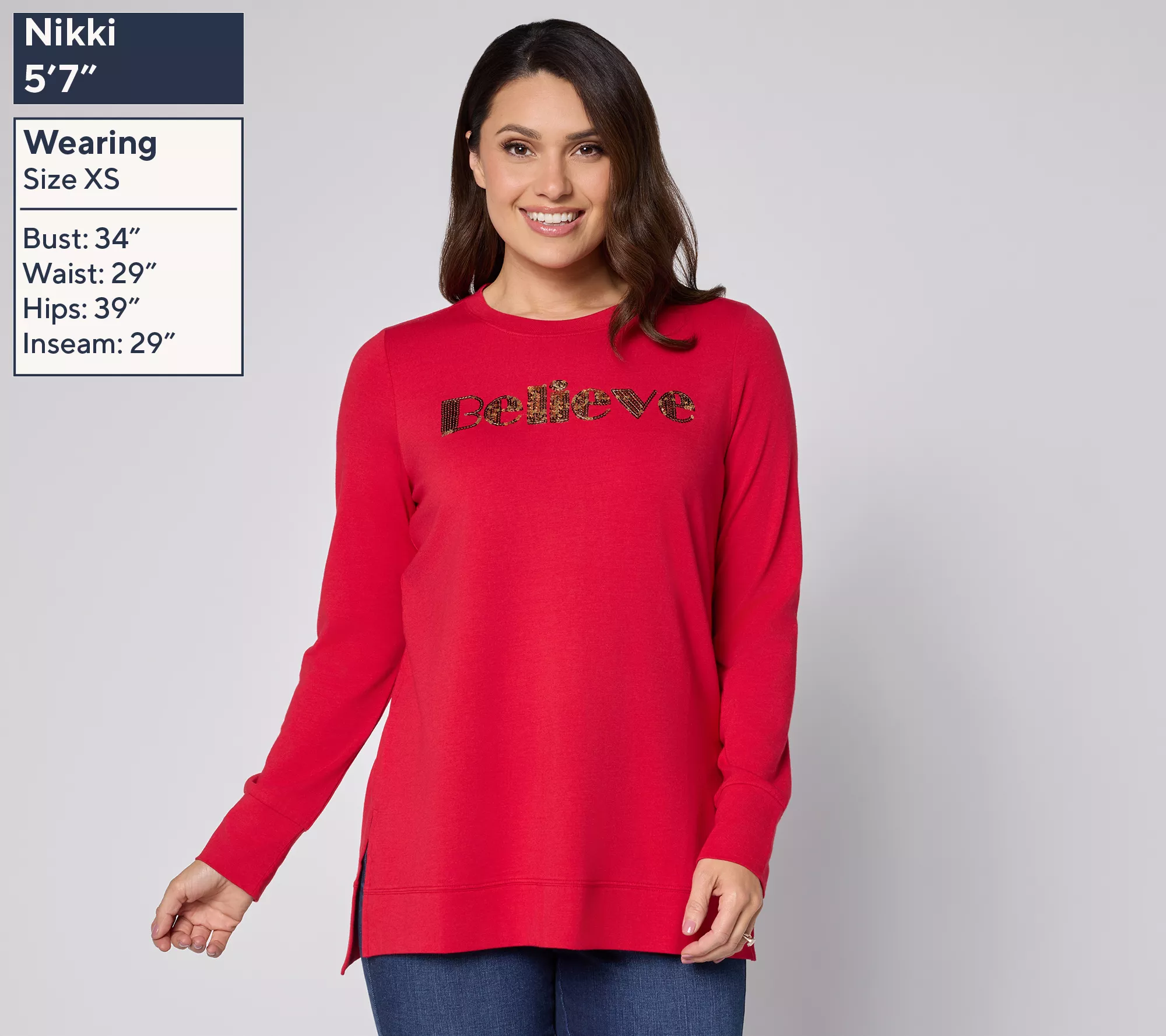 Jingle Belles by Kim Gravel TripleLuxe Golden Greetings Top