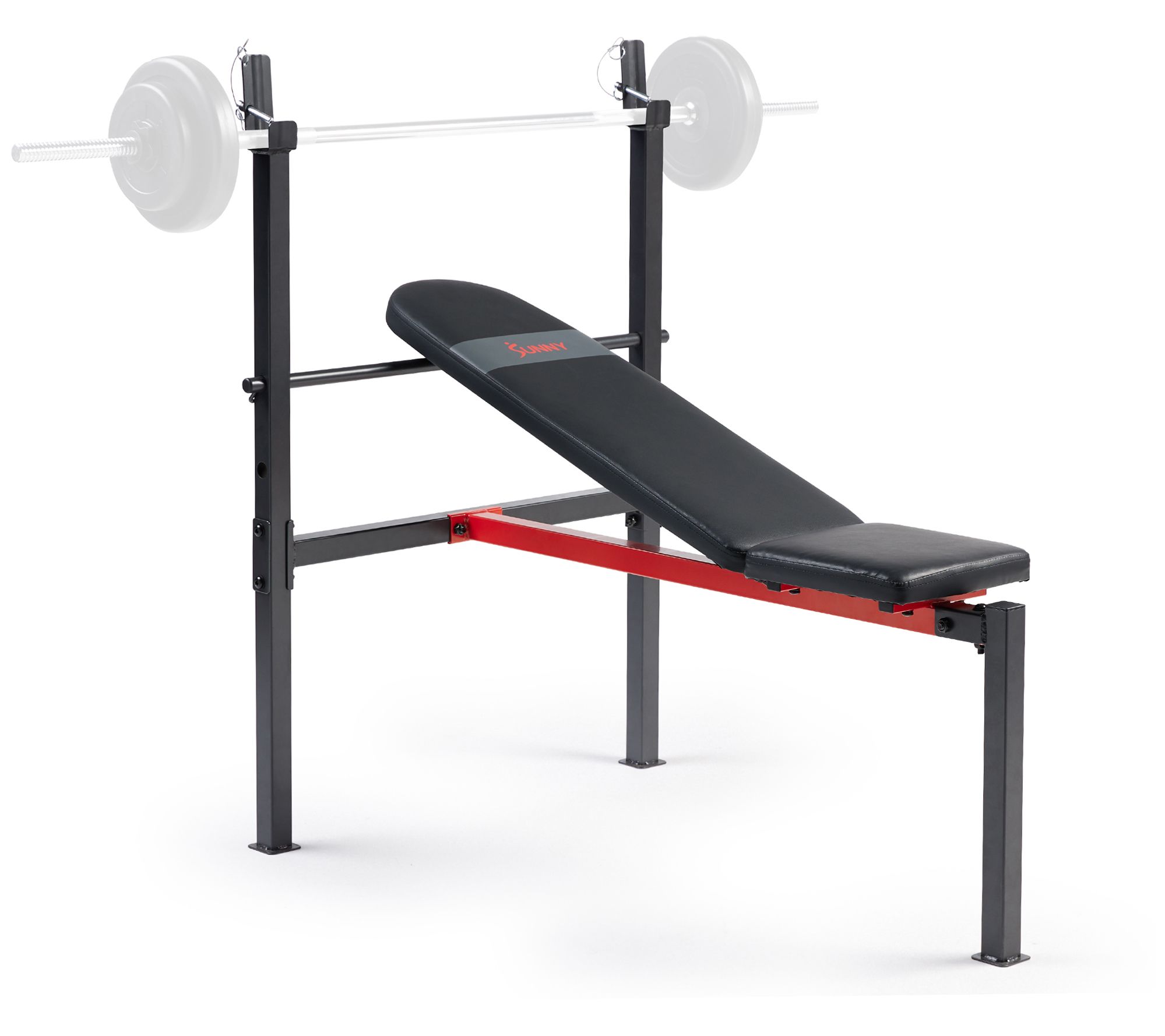 Sunny Adjustable Standard Incline Weight Benchwith Rack