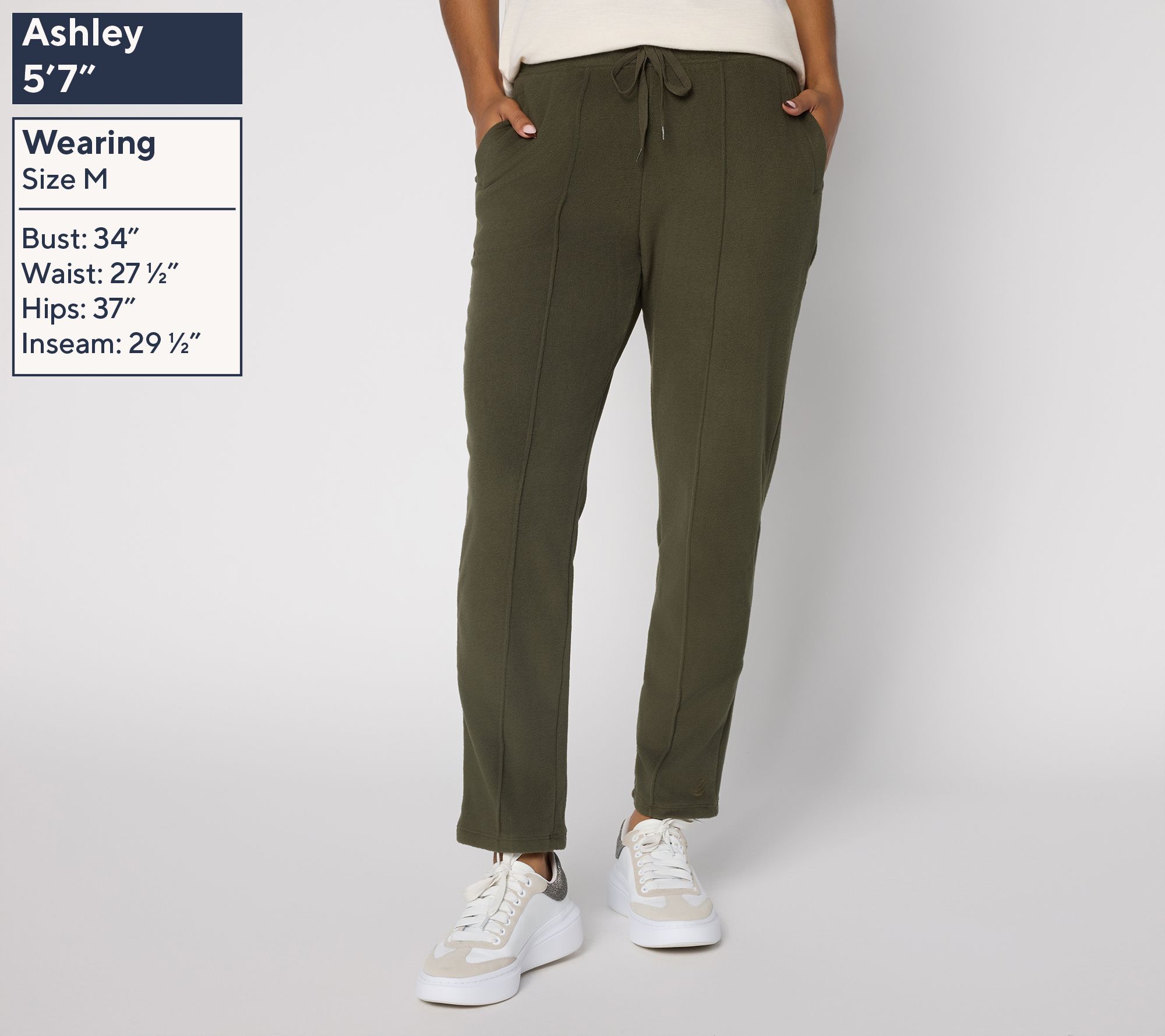 Cuddl Duds Fleecewear with Stretch Slim Pant