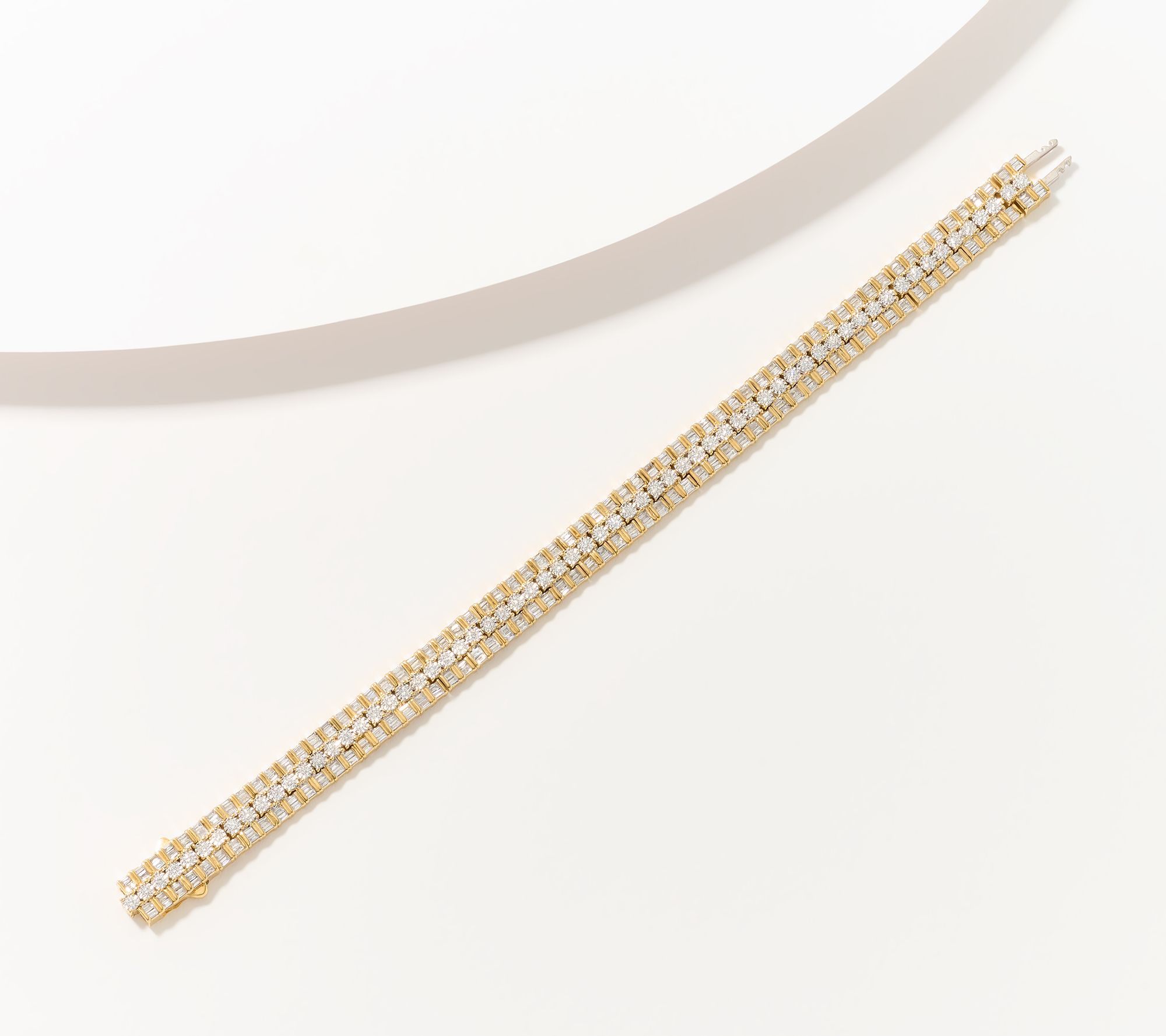 Fire Light Lab Grown Diamond 3cttw Bracelet, Sterling Silver