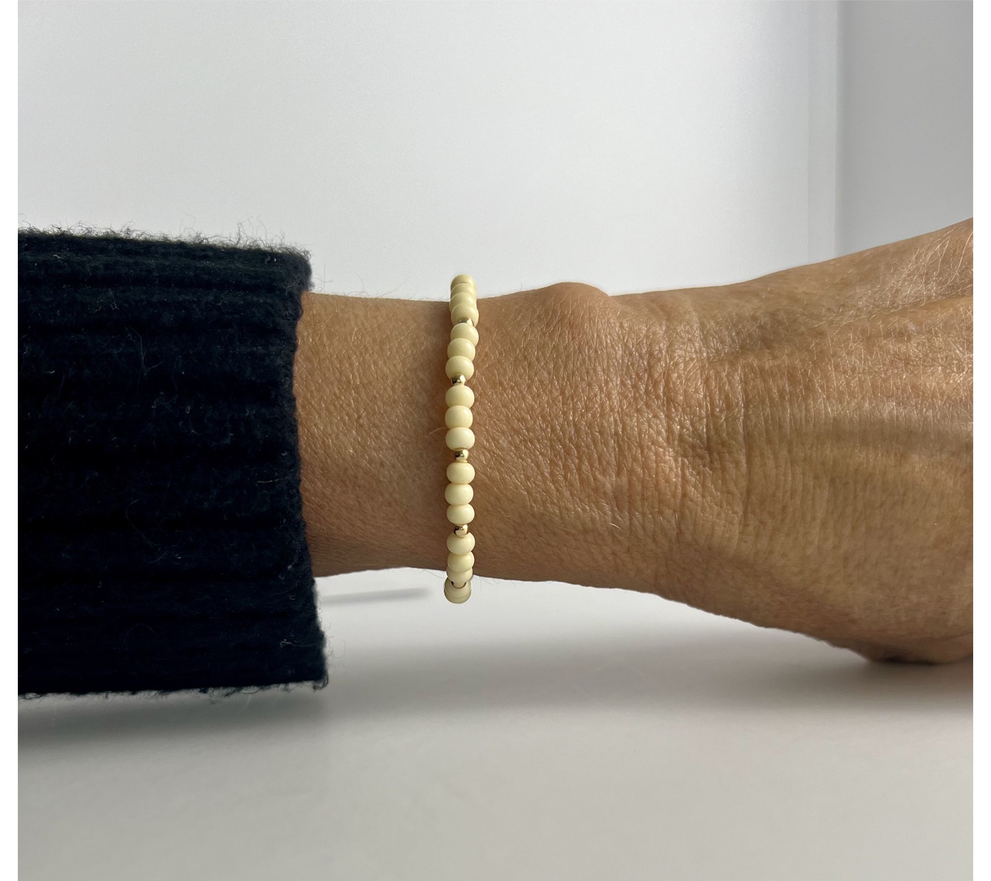 MaeMarie Wraps Butter Bubble Slip On Bracelet,14K Gold