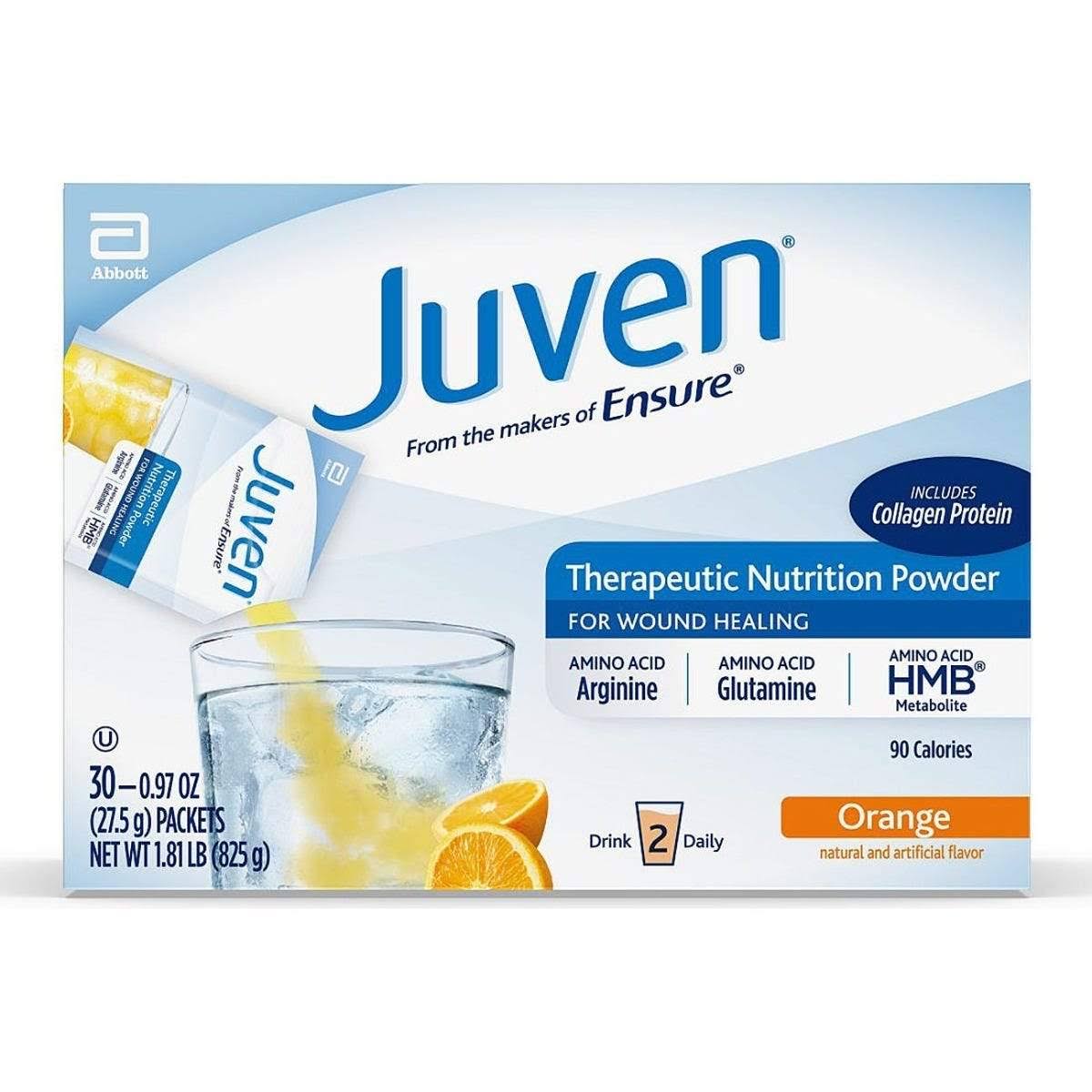 Juven Therapeutic Nutrition Powder, Orange, 30pktsX6ct