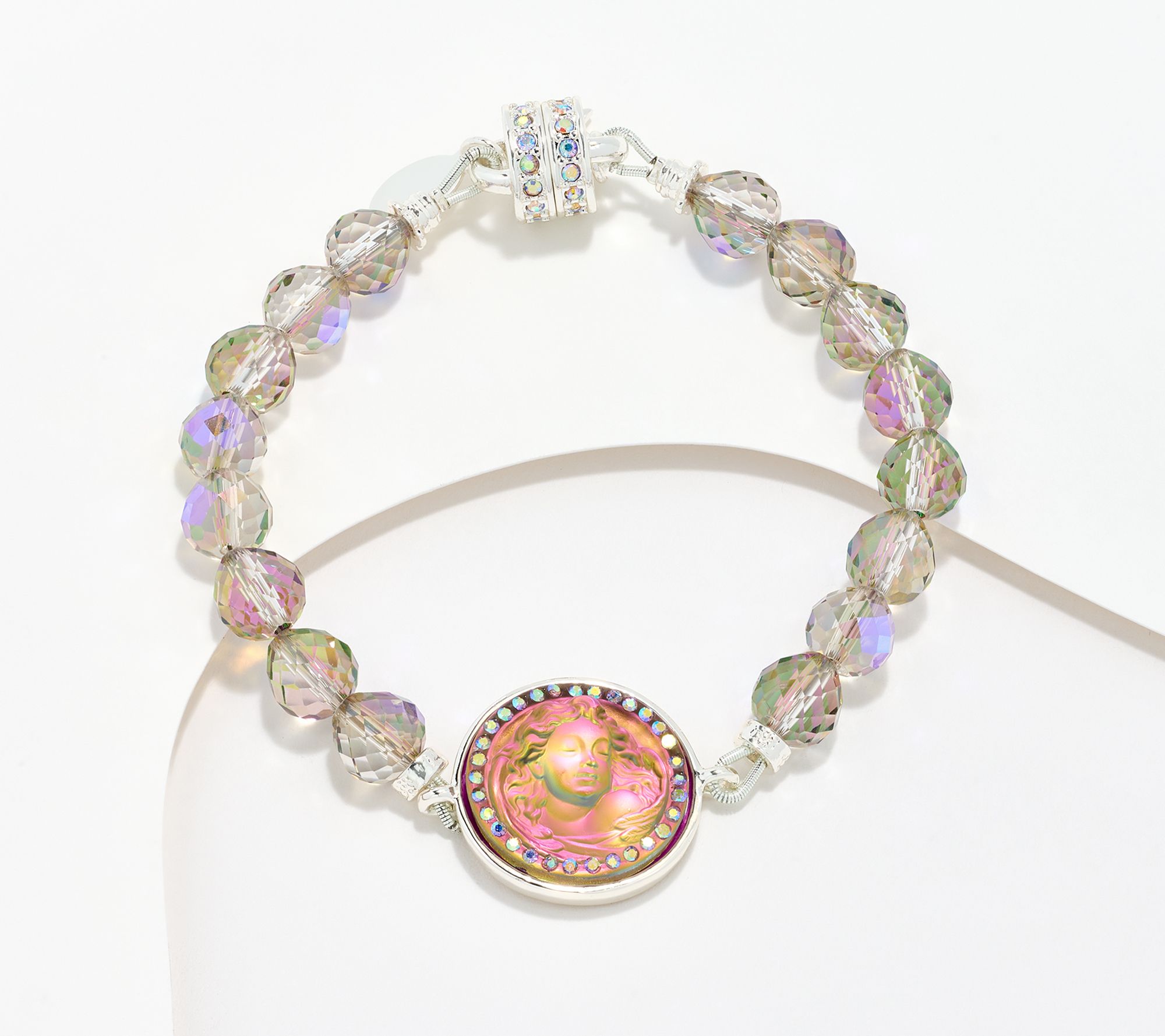 Kirks Folly Mystic Dream Angel Magnetic Beaded Bracelet