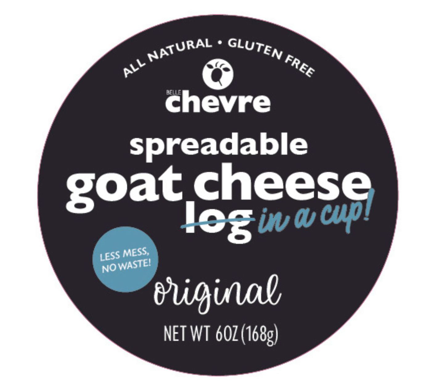 SH6/24 Belle Chevre (4) Pack Spreadable Goat Cheese in Cups