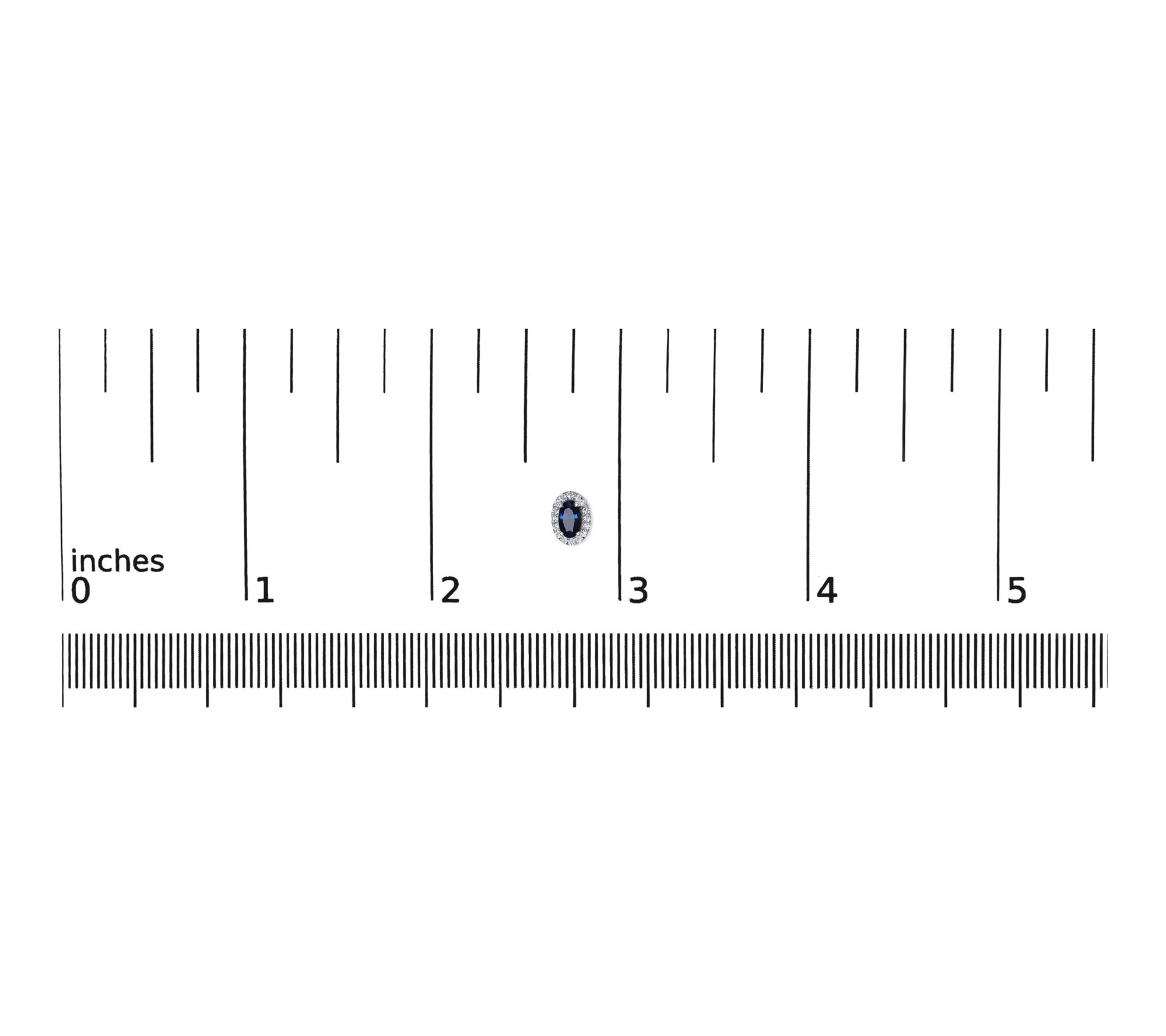 Haus of Brilliance Sapphire & Diamond Halo Earrings, 10K Gold